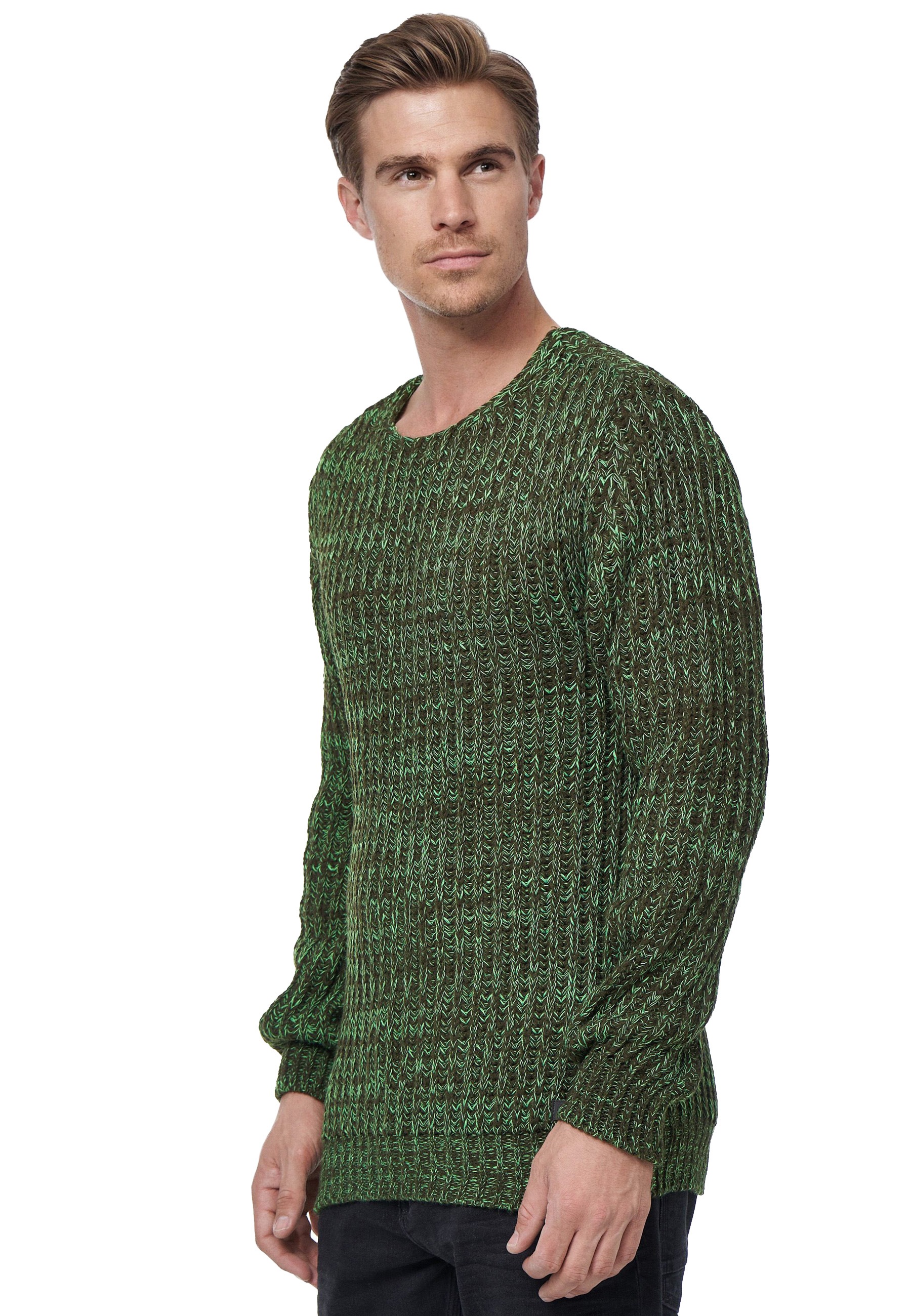 Rusty Neal Strickpullover im modischen Strick-Design