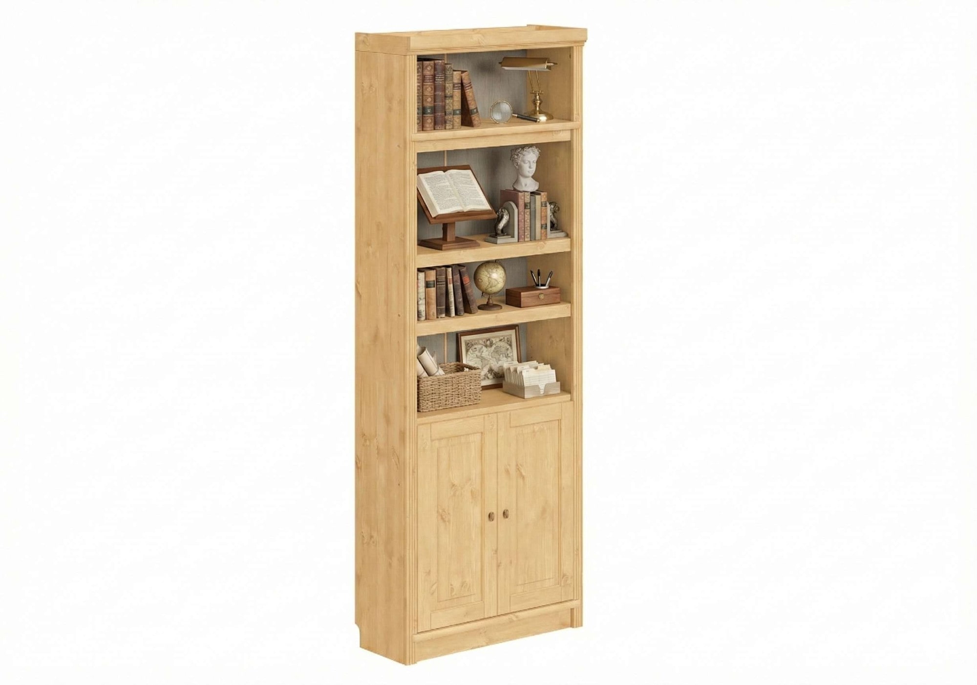 OTTO home Bücherregal "Soeren" aus massiver Kiefer, FSC-zertifiziert, Tiefe 33,5 cm