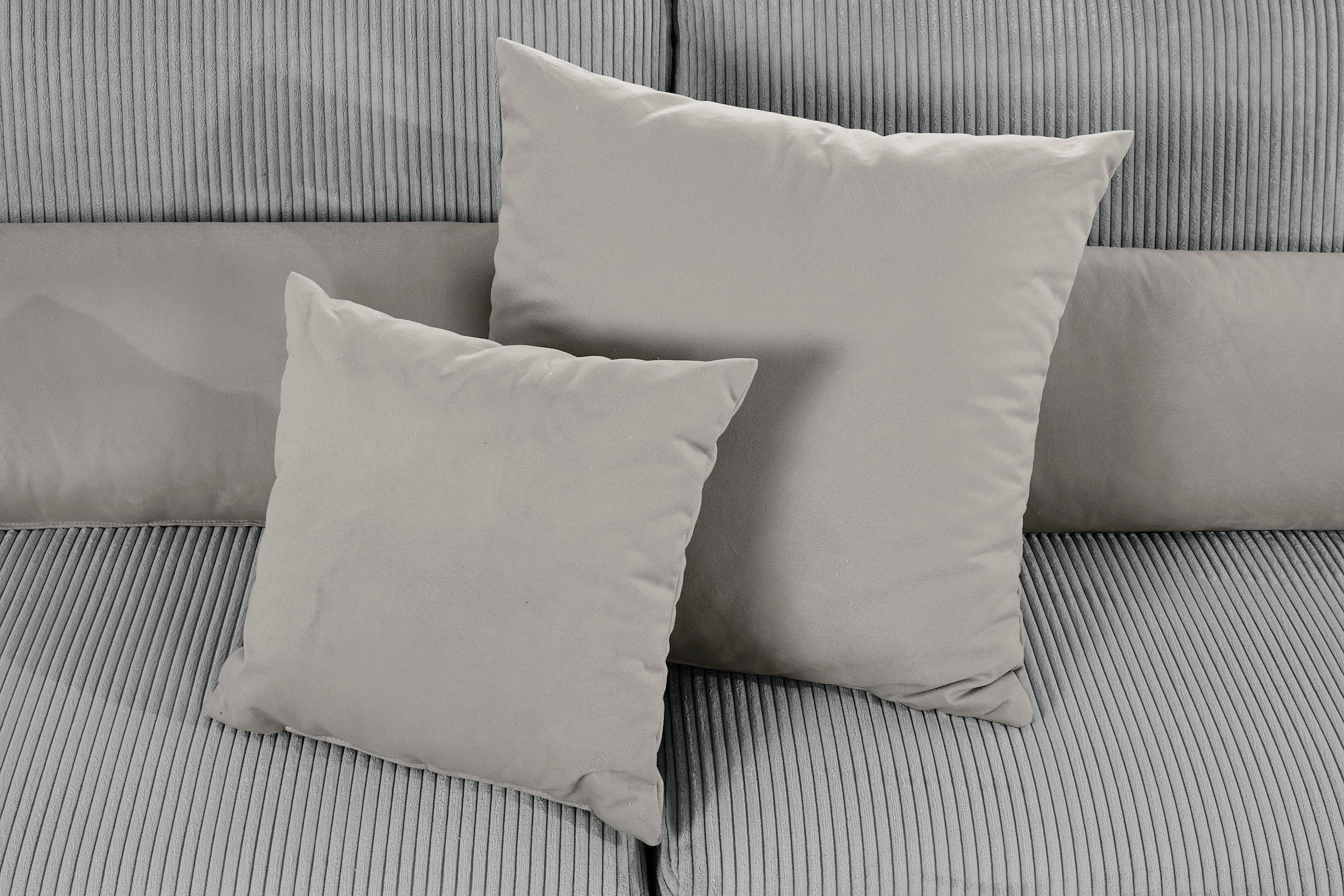 Home affaire Ecksofa »Vasco L-Form«, inkl. 10-teiligen Kissen-Set