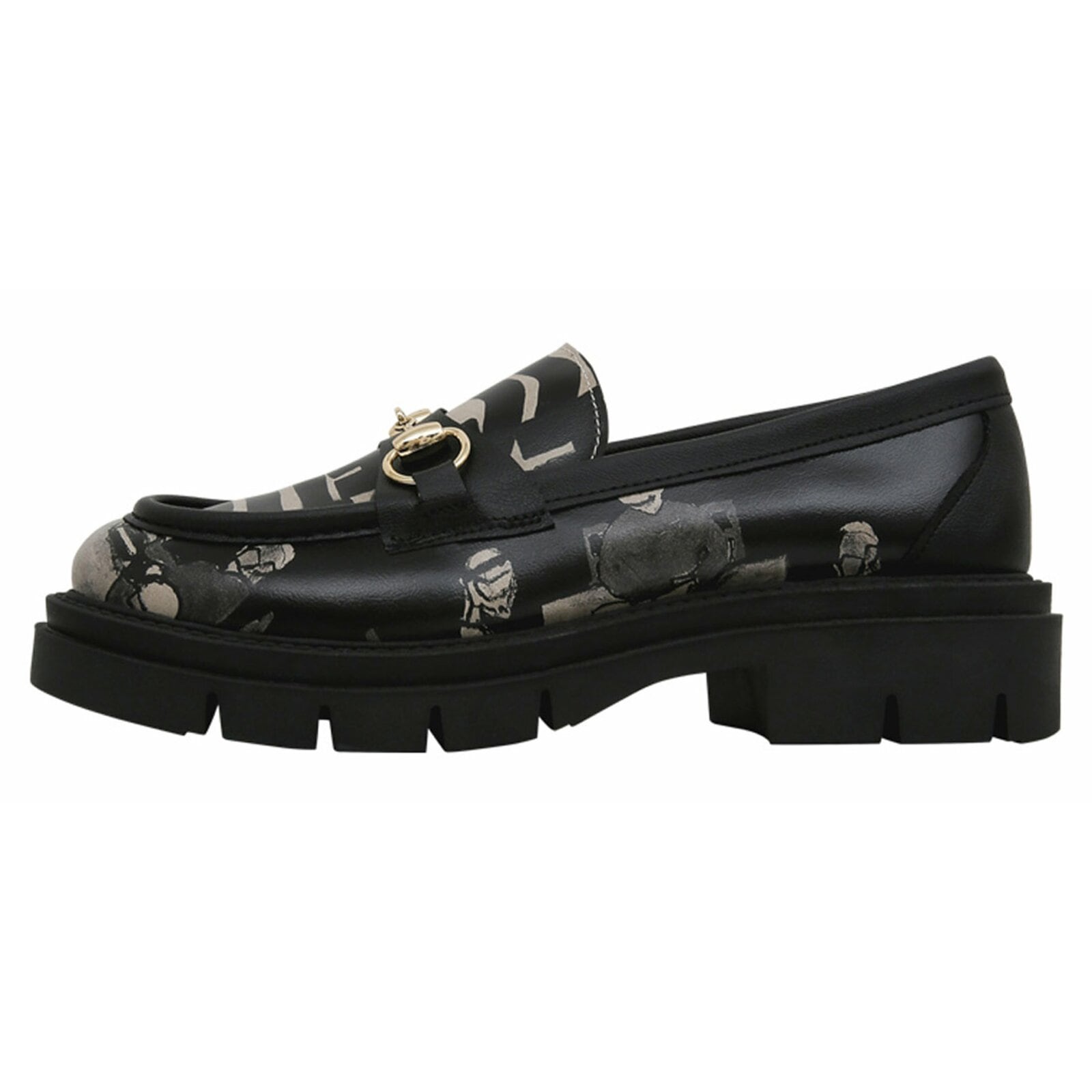 DOGO 1100000002199 "Cindy Loafer Supper Blackwhite Damen Halbschuhe" Handgefertigt