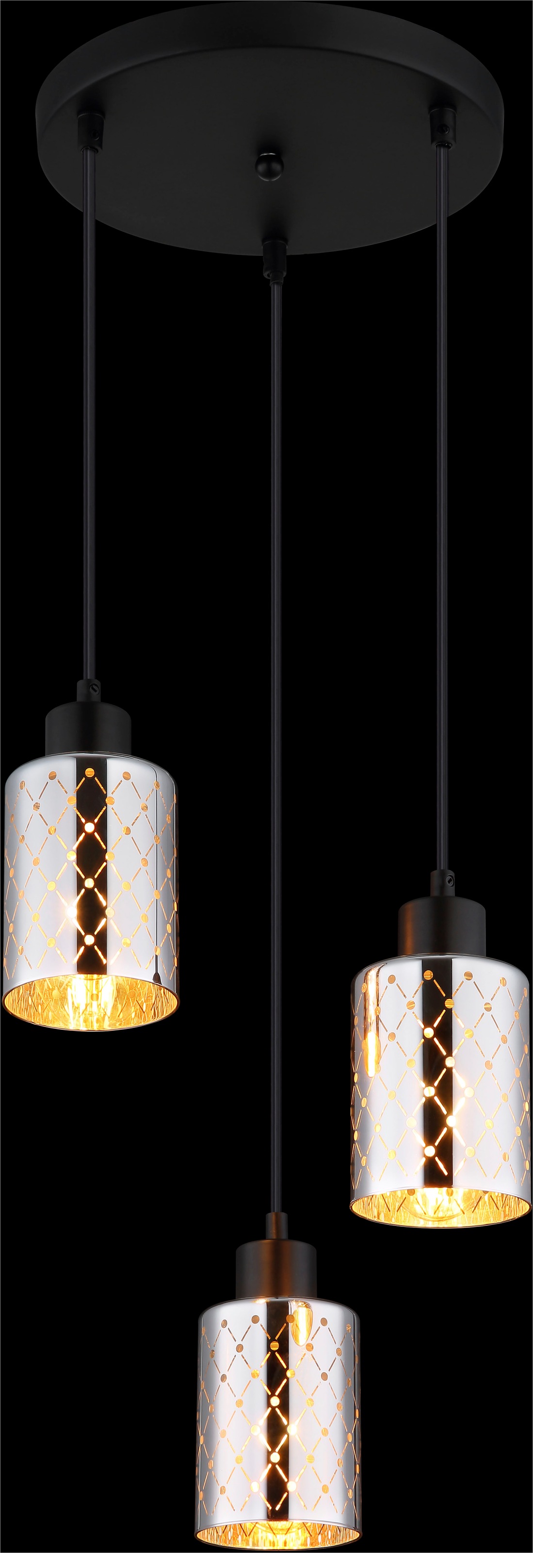 GLOBO LIGHTING Hängeleuchte »ALONSO« E27 1 Stk. Hängelampe Esszimmer-Leuchte Esstischleuchte Wohnzimmer