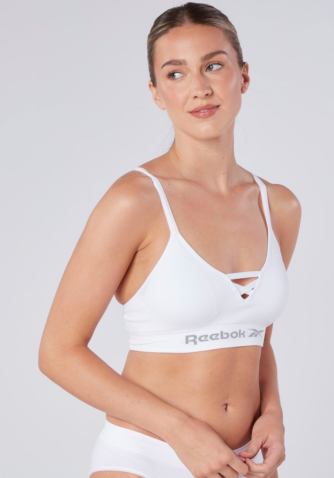 Thumbnail - Reebok Bügelloser BH ""Maryna"", herausnehmbare Pads, modern, nahtlos, mit Logo, ohne Verschluss