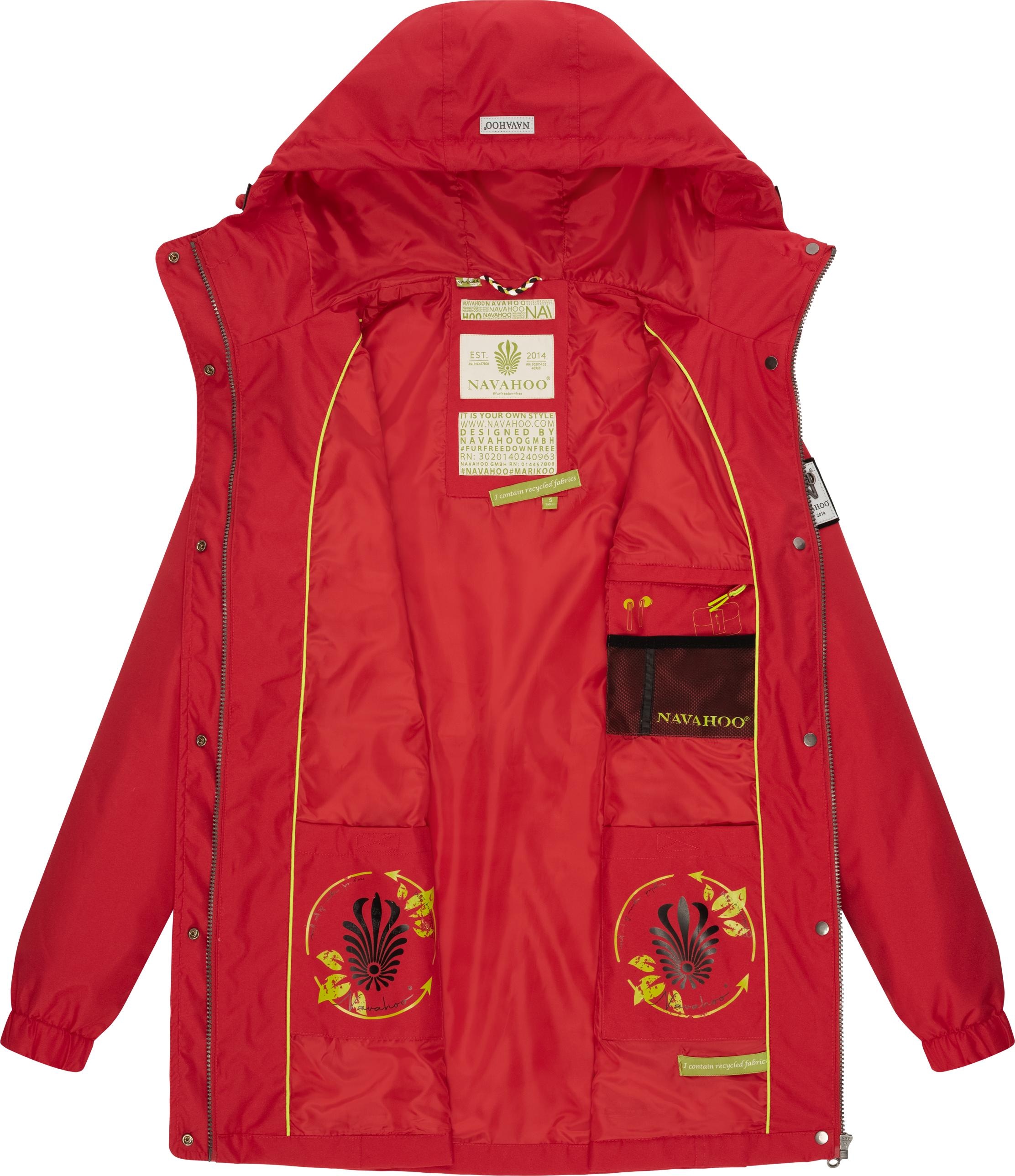 Navahoo Outdoorjacke »Neophee«, mit Kapuze, Damen Übergangs Parka mit Kapuze