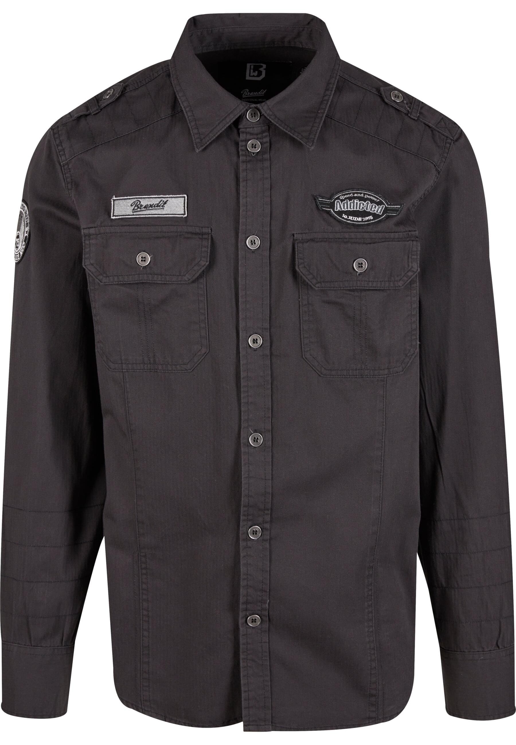 Brandit Langarmhemd "Brandit Herren Luis Vintageshirt", 1 Stk. günstig online kaufen