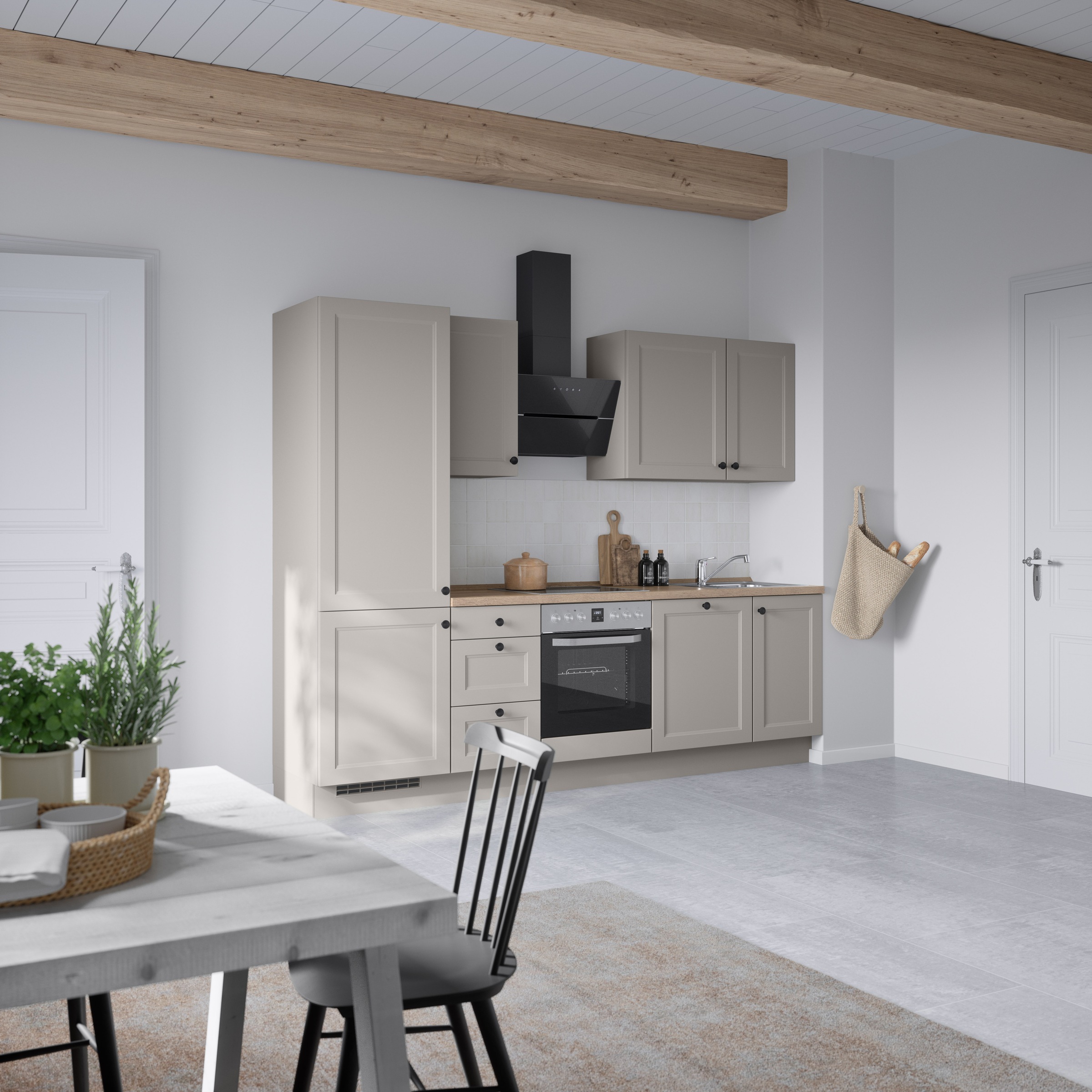 nobilia® Küchenzeile »"Cascada II"«, vormontiert, Breite 270 cm, Ausrichtung wählbar, wahlw. mit E-Geräten