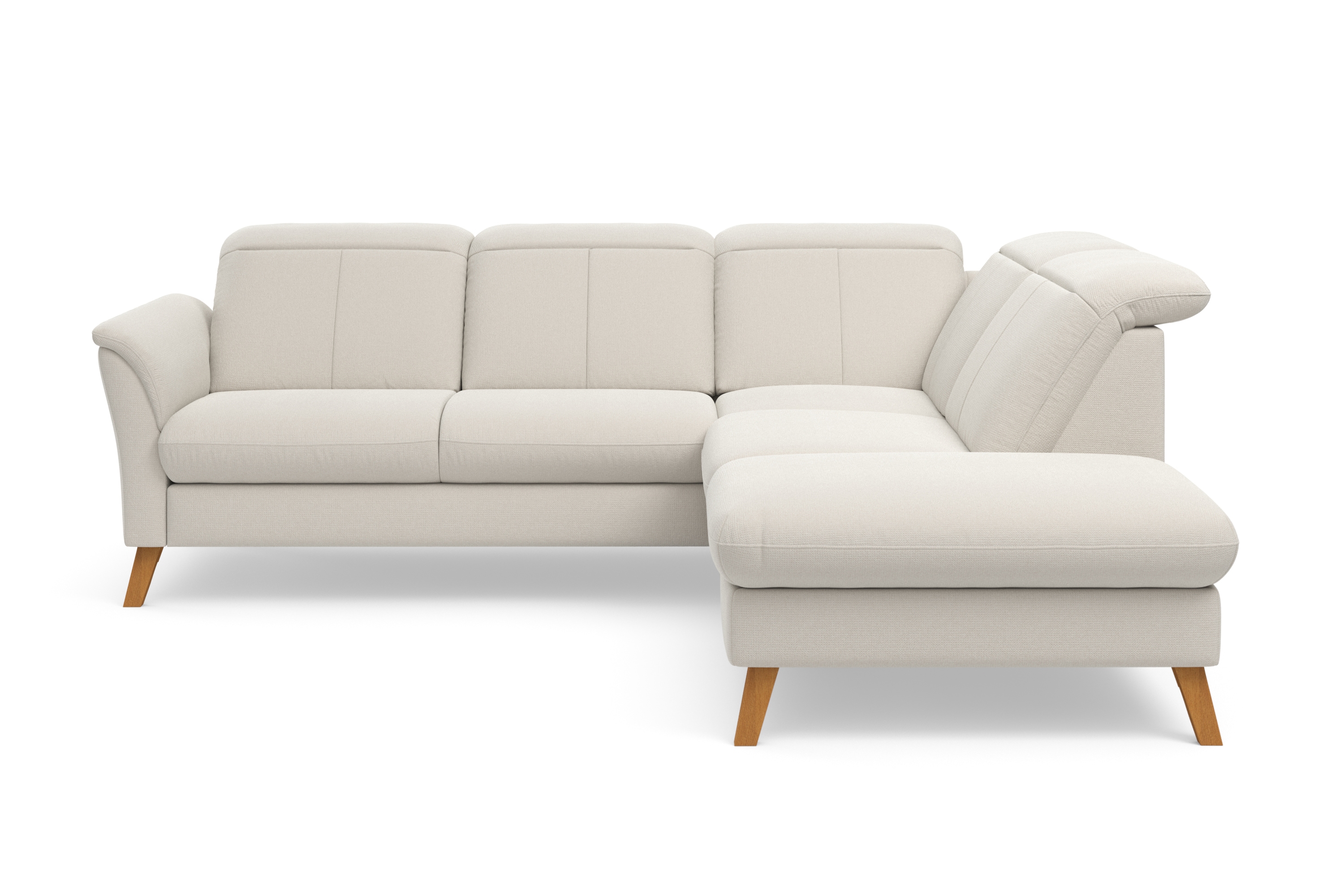 sit&more Ecksofa "Romero L-Form" wahlweise mit oder ohne TV-Funktion, Schlaffunktion, Bettkasten