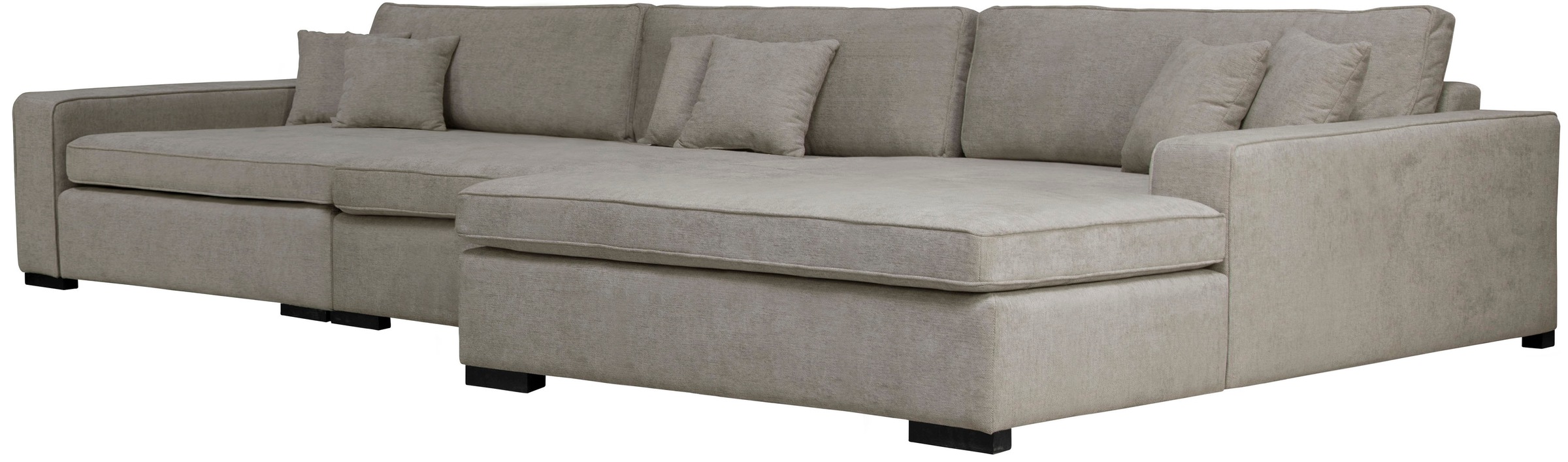 Guido Maria Kretschmer Home&Living Sofa-Eckelement »Skara XXL L-Form«, Lounge-Sofa XXL mit Federkern-Polsterung, in vielen Bezugsvarianten