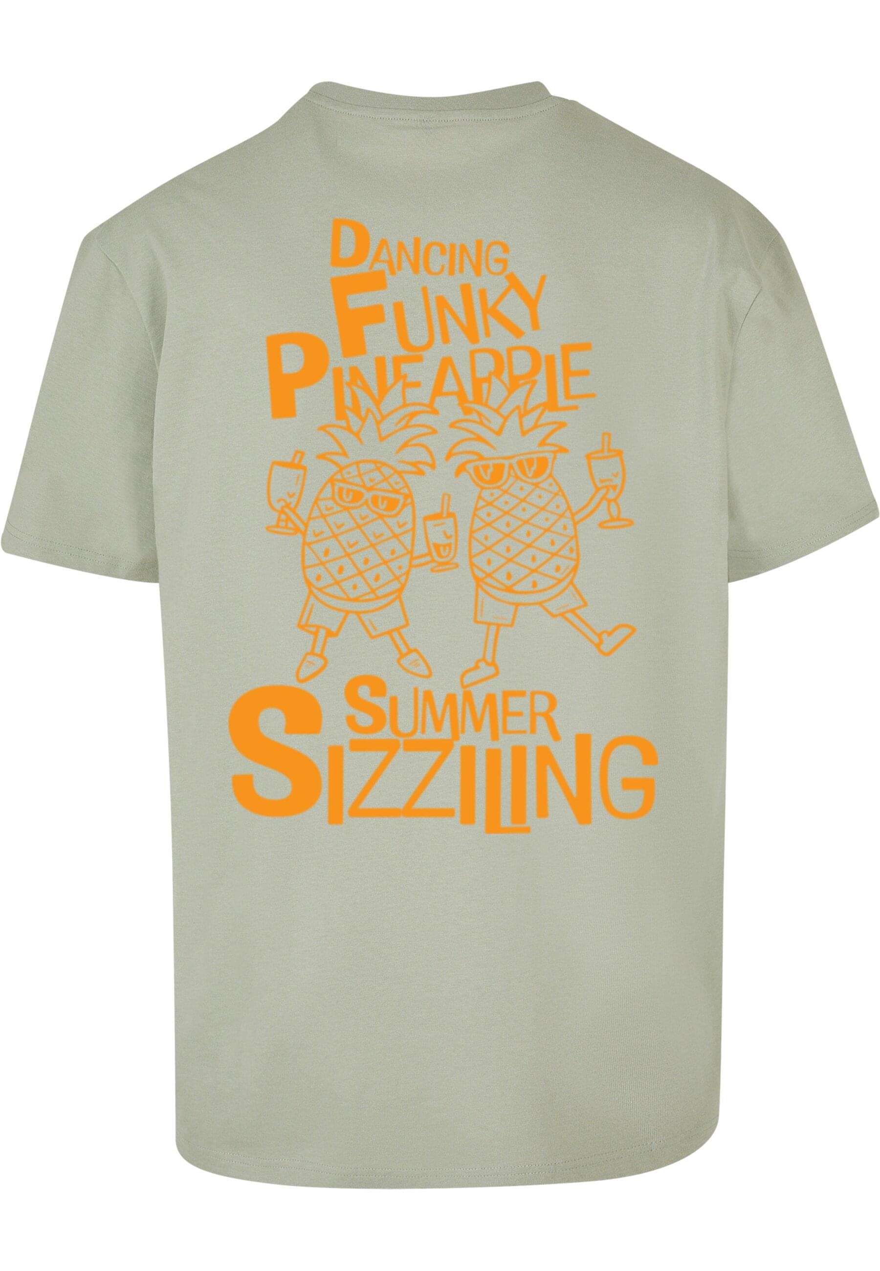 Merchcode T-Shirt "Merchcode Funky Pineapple Oversized T-shirt" 1 Stk. tlg. günstig online kaufen