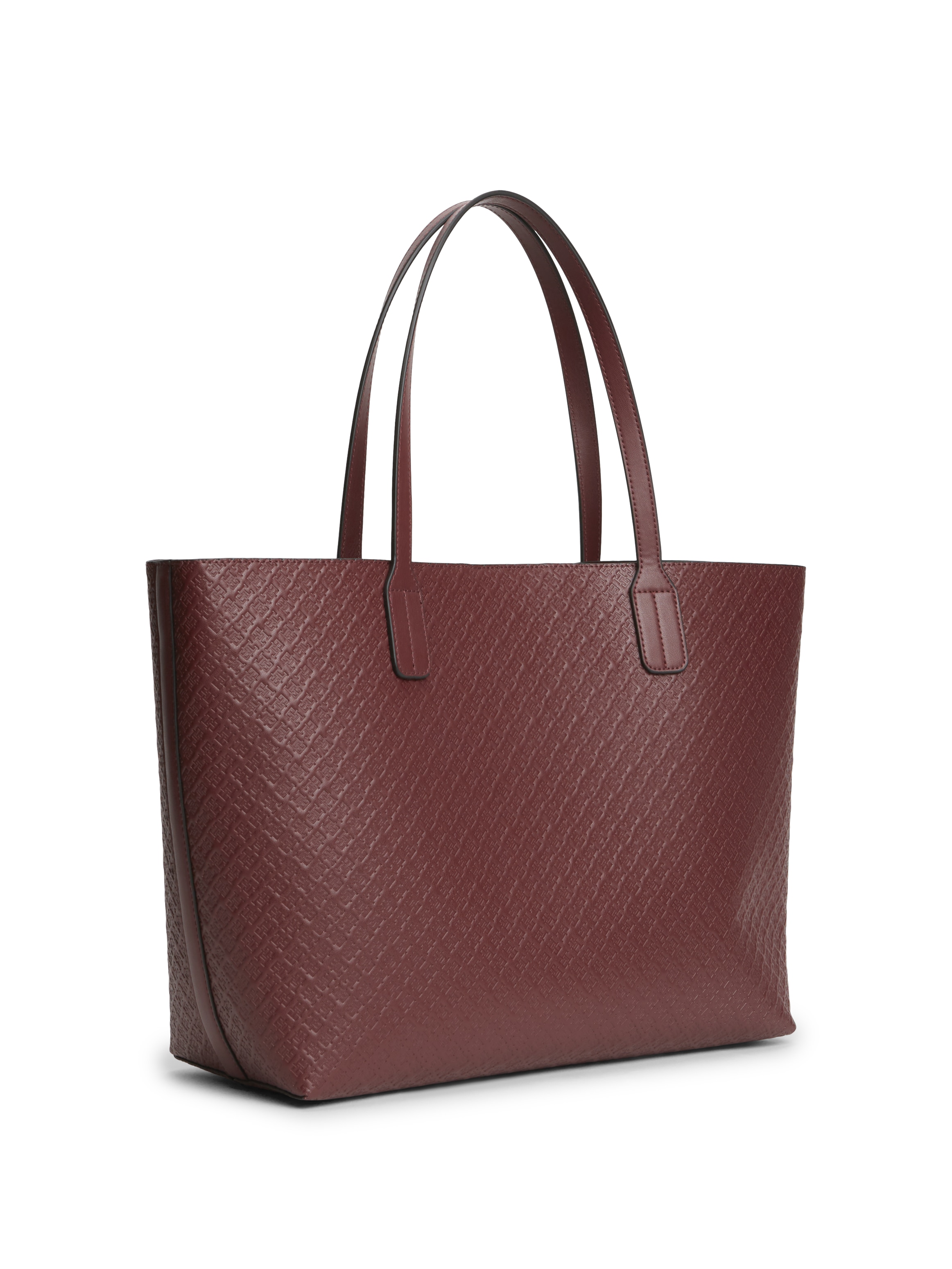 Tommy Hilfiger Handtasche »TH ICON TOTE MONO« Damen Schultertasche mit TH-Allover-Logoprägung