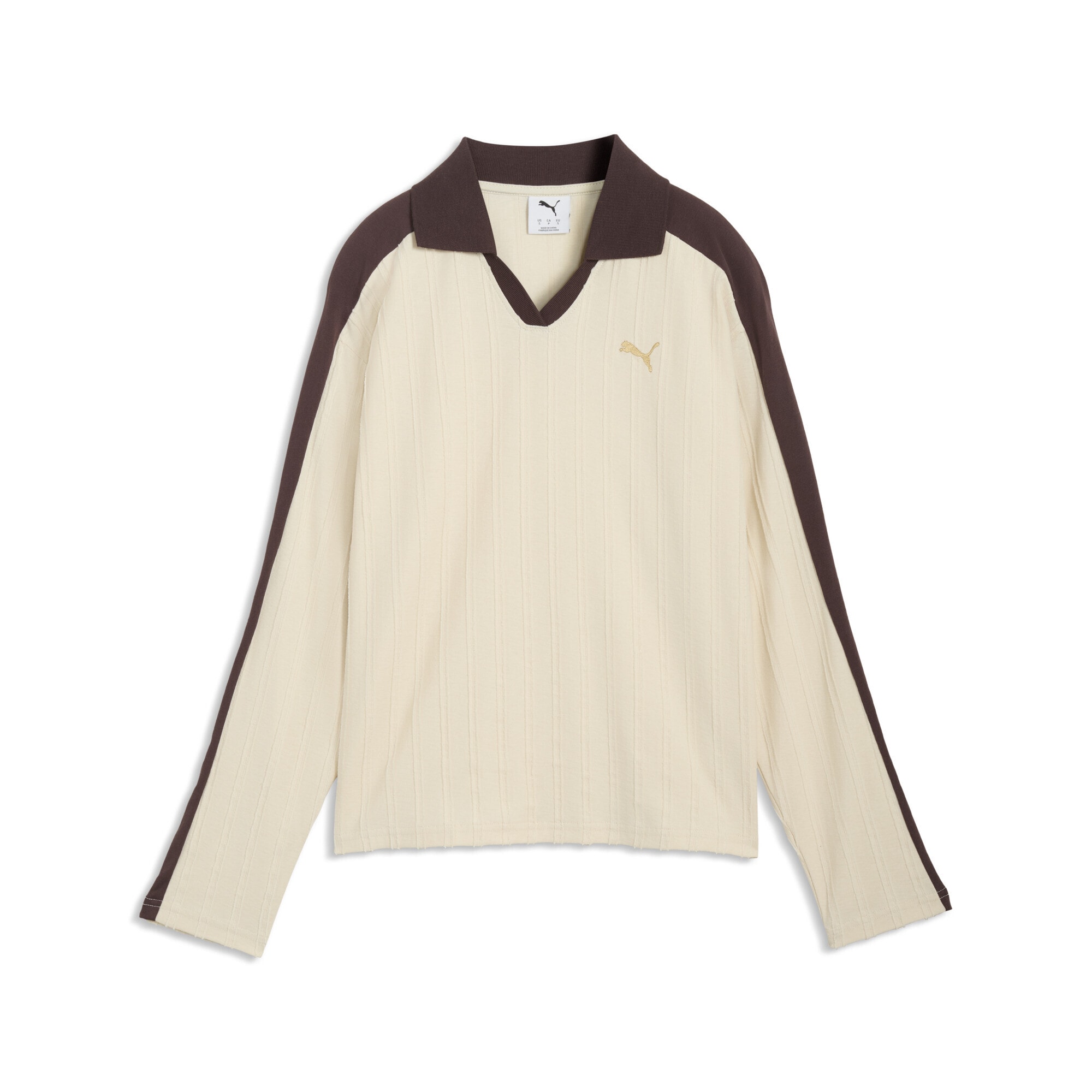 PUMA Poloshirt "T7 Relaxed Langarm-Polo Damen" günstig online kaufen