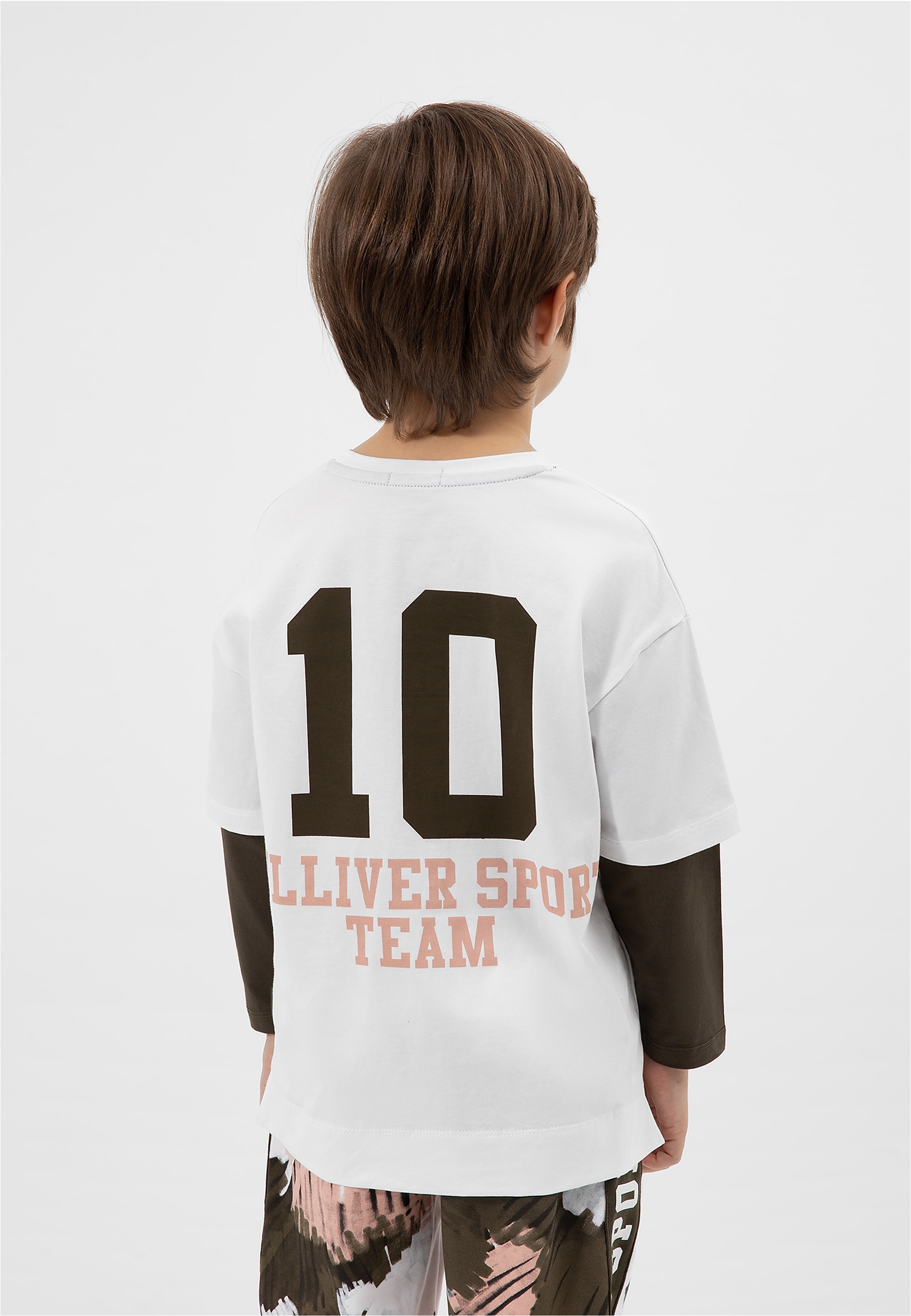 Gulliver Langarmshirt, mit kontrastfarbigen Ärmeln