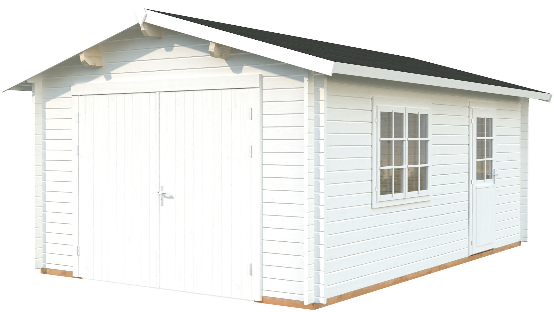 Palmako "Roger, mit Holztor" BxTxH: 426x598x276 cm