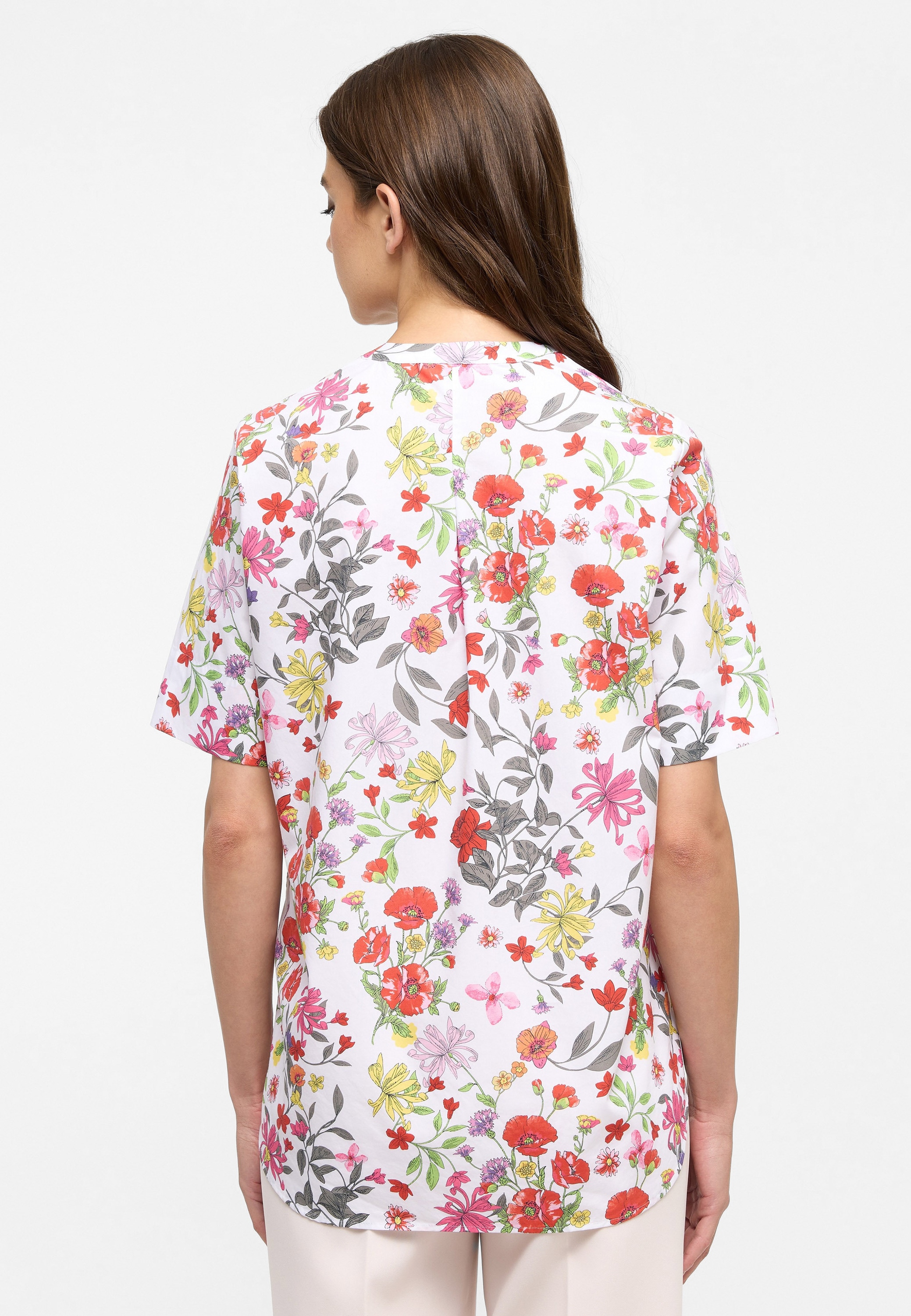 Eterna Longbluse »LOOSE FIT«, EASY IRON (bügelleicht)