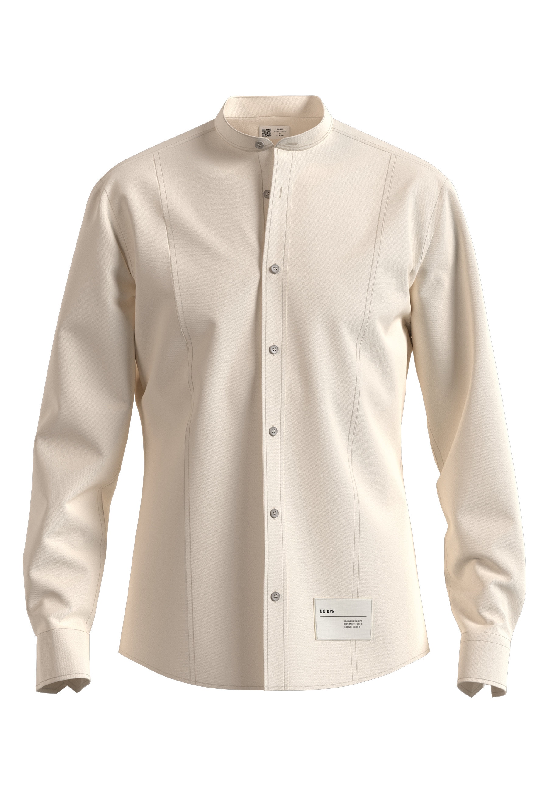 OLYMP Langarmhemd "Boris Herrmann X OLYMP, regular fit, Stehkragen" günstig online kaufen