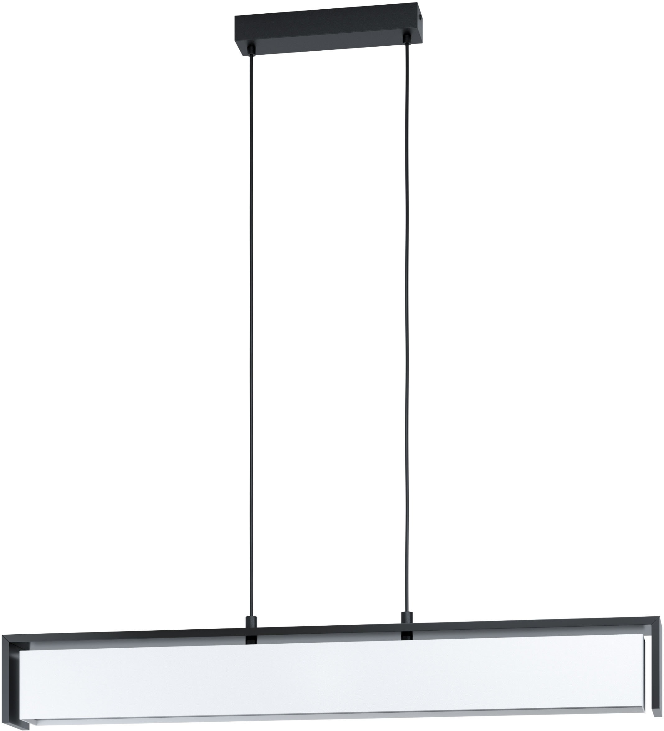 EGLO Hängeleuchte »VALDELAGRANO-Z« in schwarz aus Stahl, Holz / inkl. LED fest integriert - 33,6 Watt