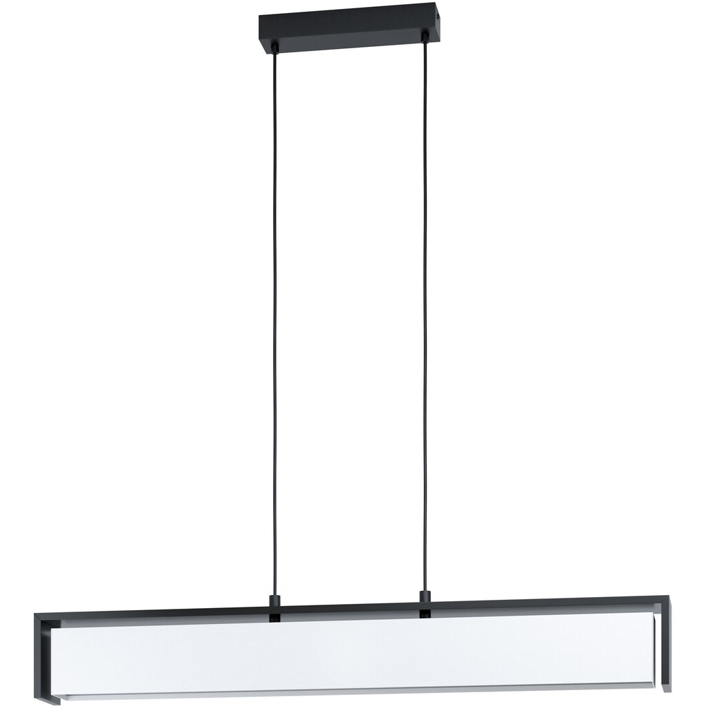 EGLO Hängeleuchte »VALDELAGRANO-Z« in schwarz aus Stahl, Holz / inkl. LED fest integriert - 33,6 Watt