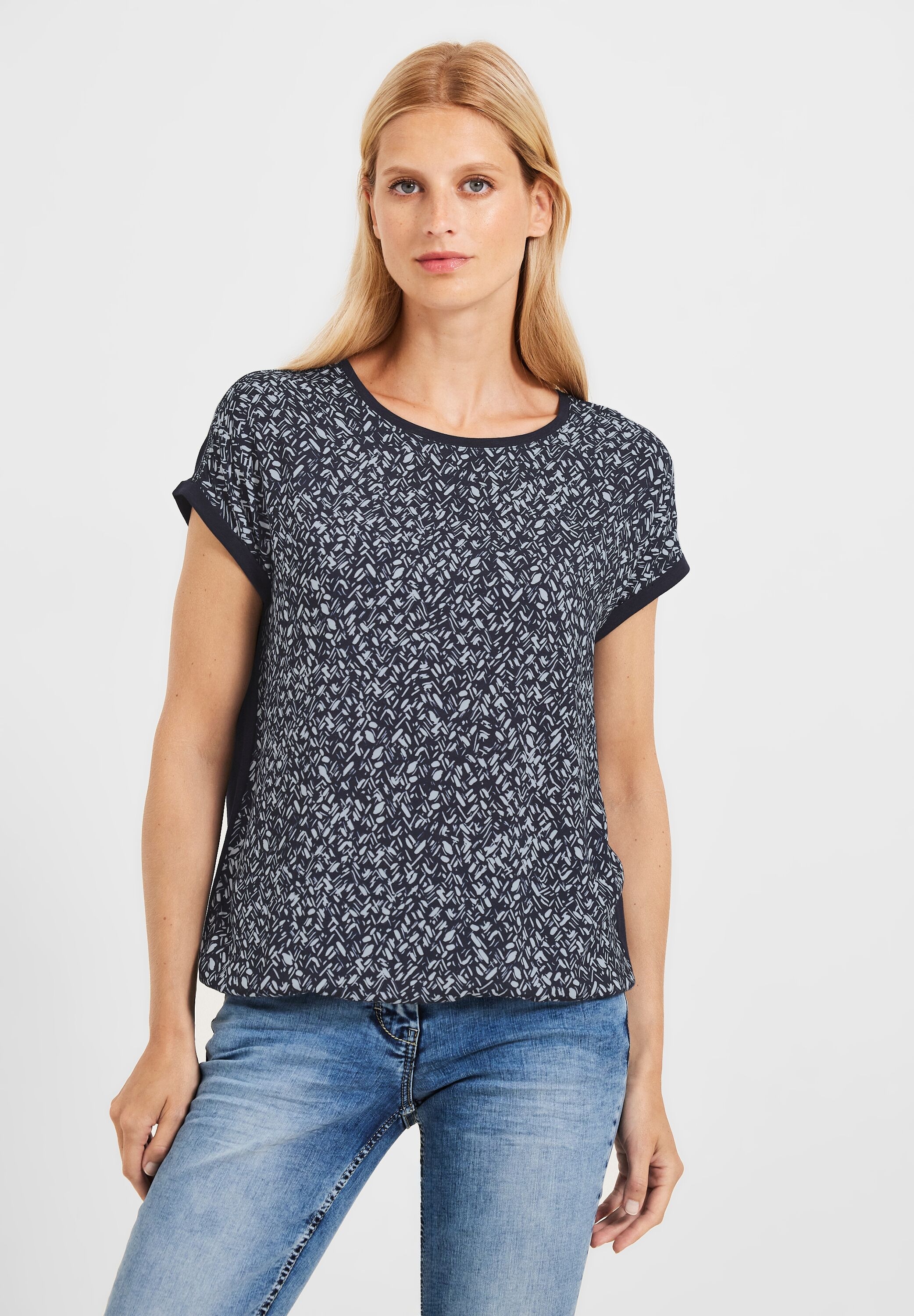 Cecil T-Shirt, Minimal für kaufen | mit Muster BAUR