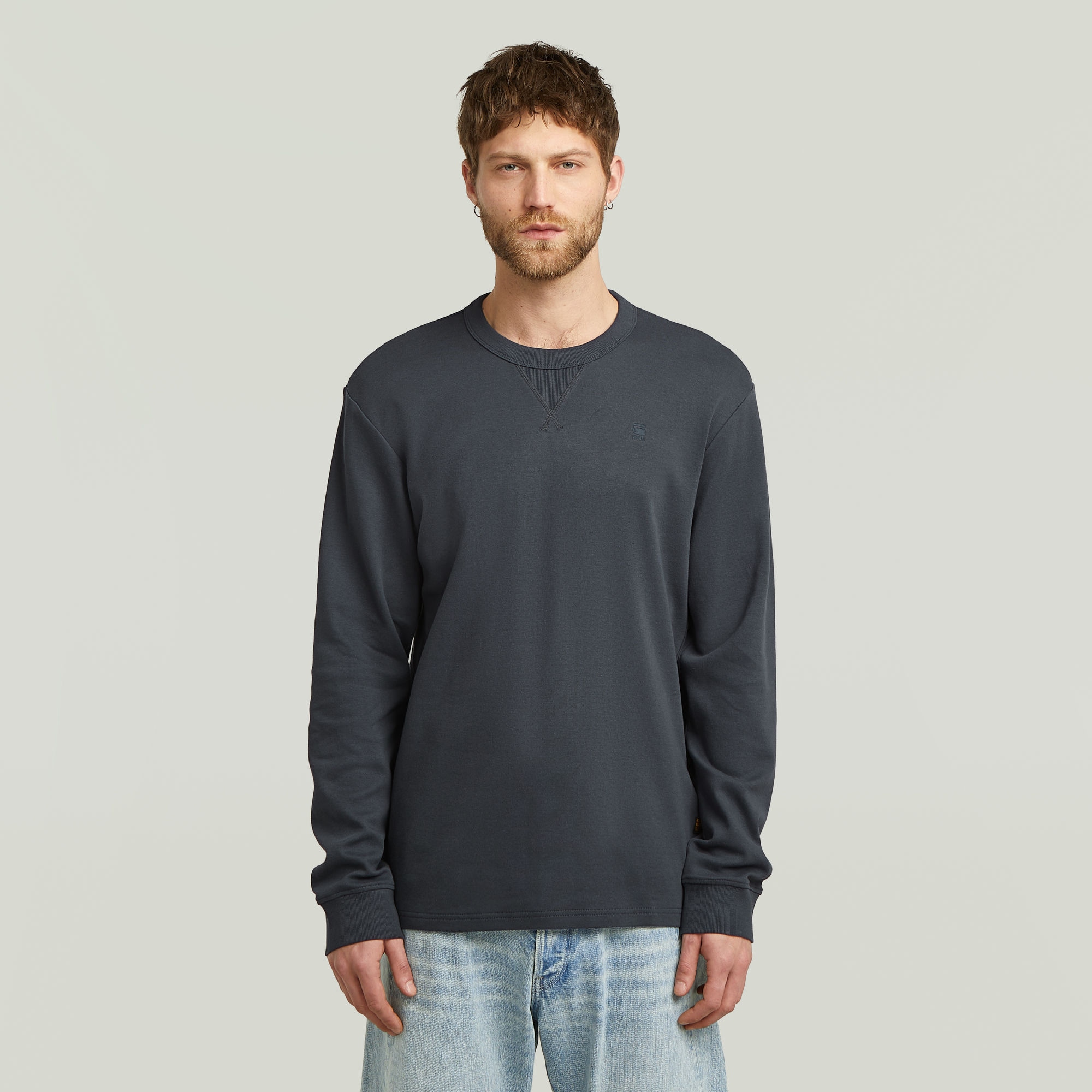 G-STAR Longsleeve "Nifous R", mit geripptem Einsatz vorne günstig online kaufen
