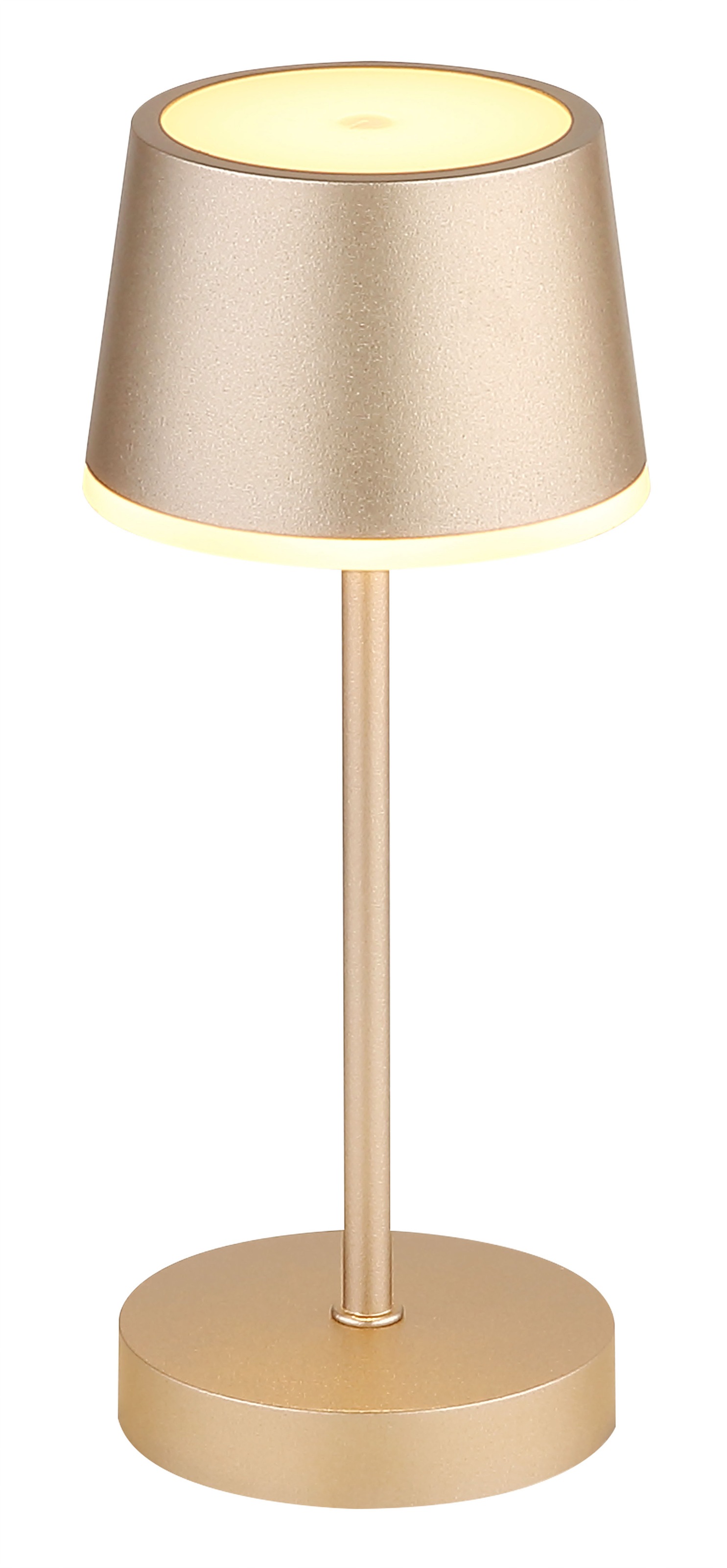 GLOBO LIGHTING Tischleuchte »DAWSON« LED-Modul 1 Stk. Outdoor RGBW Tischleuchte IP54, Touchdimmer, Akku & Dockingstation