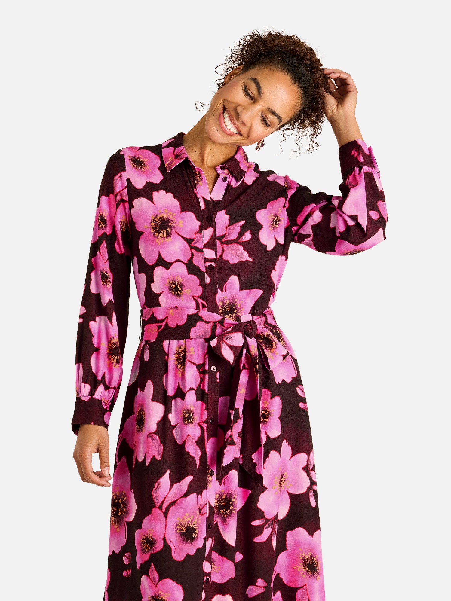 Lieblingsstück Hemdblusenkleid »IhanaL« aus Viskose