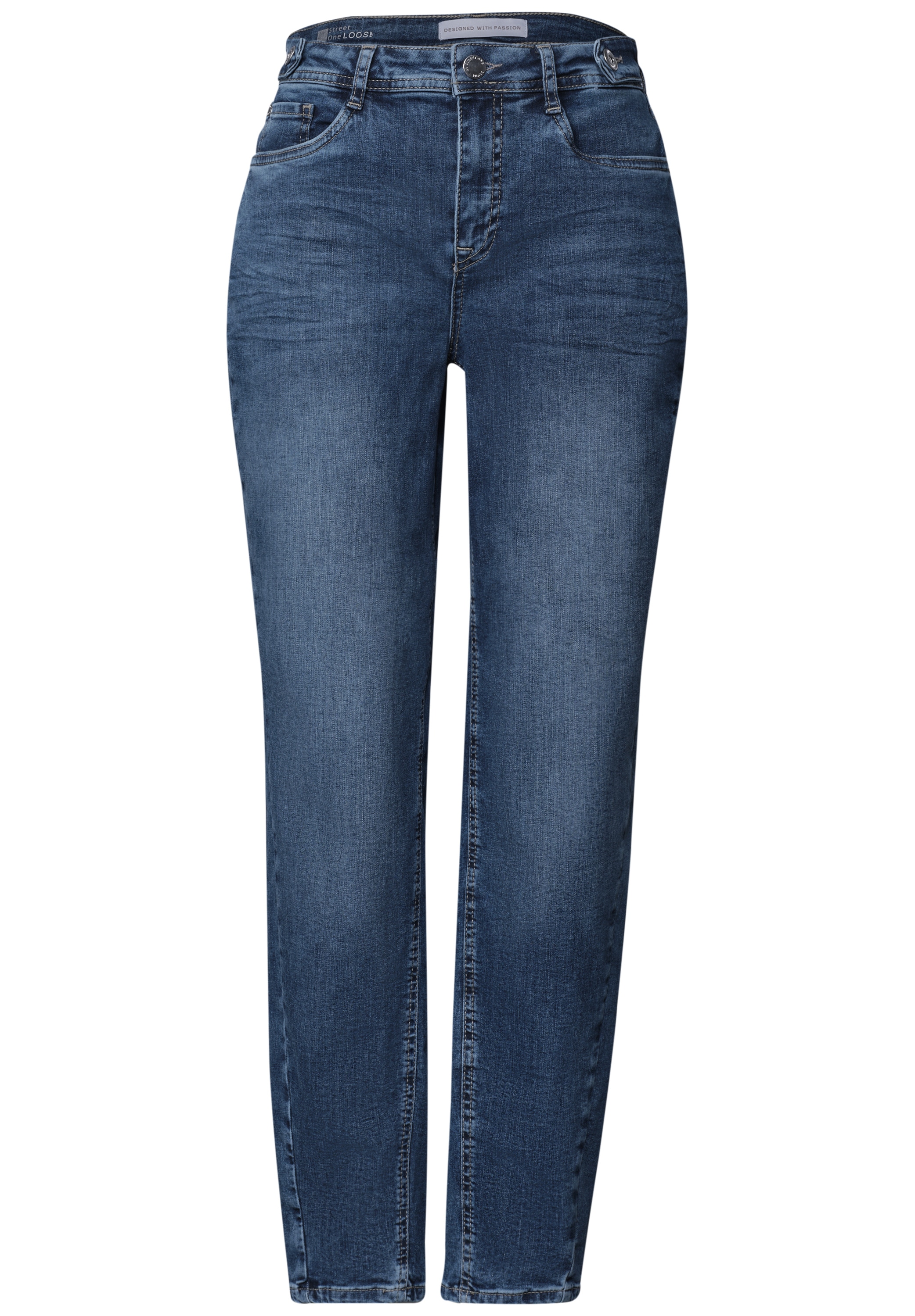 STREET ONE Loose-fit-Jeans High Waist