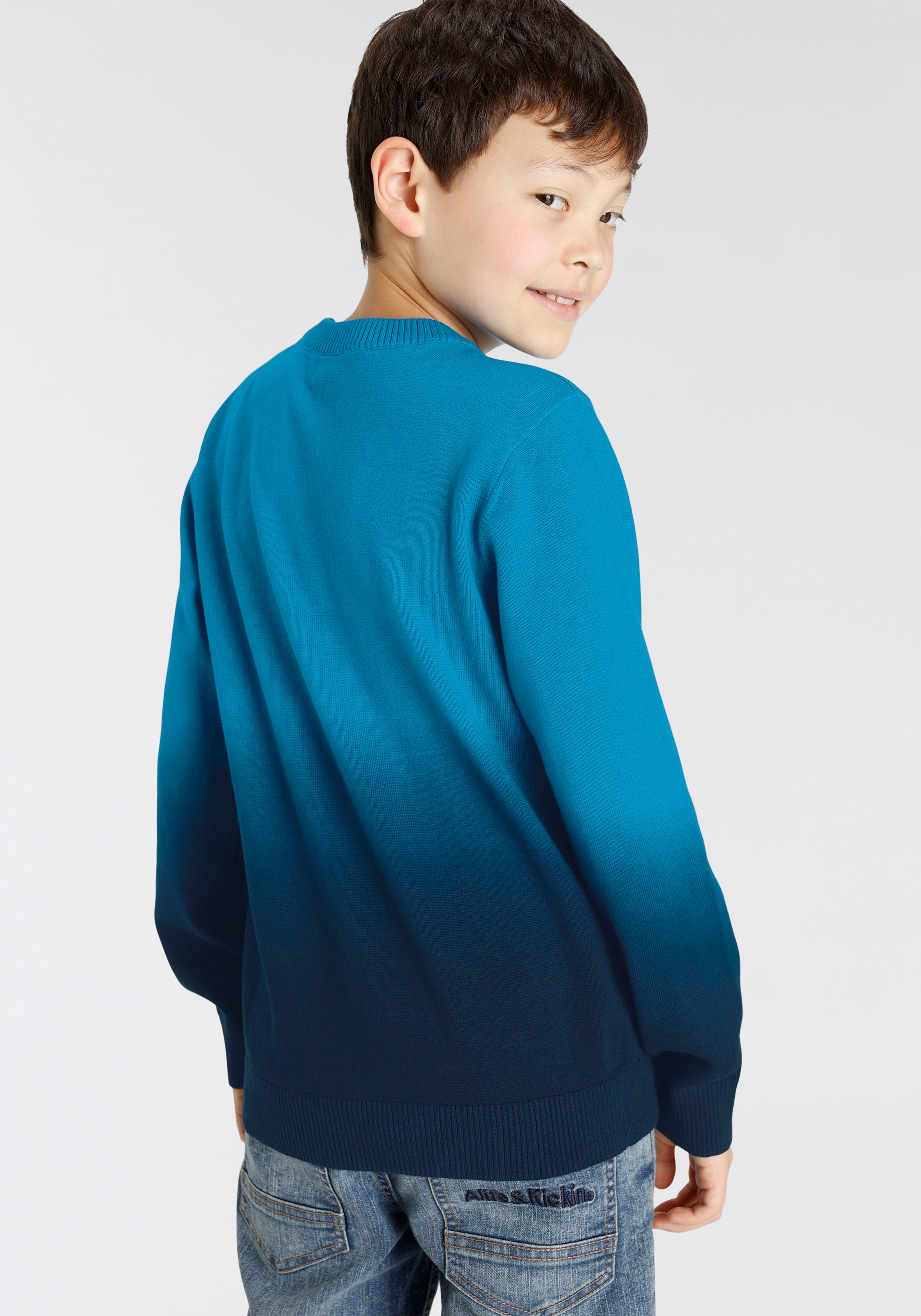 Alife & Kickin Strickpullover »für Jungen«, in tollem Farbverlauf