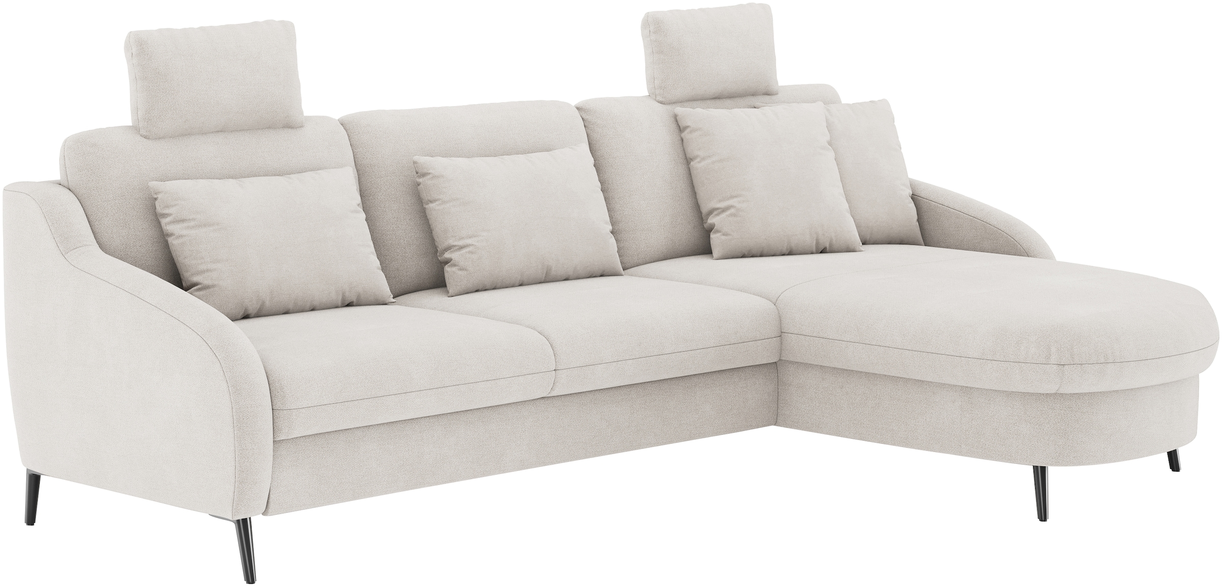 sit&more Ecksofa »Soul L-Form«, wahlweise mit Bettfunktion
