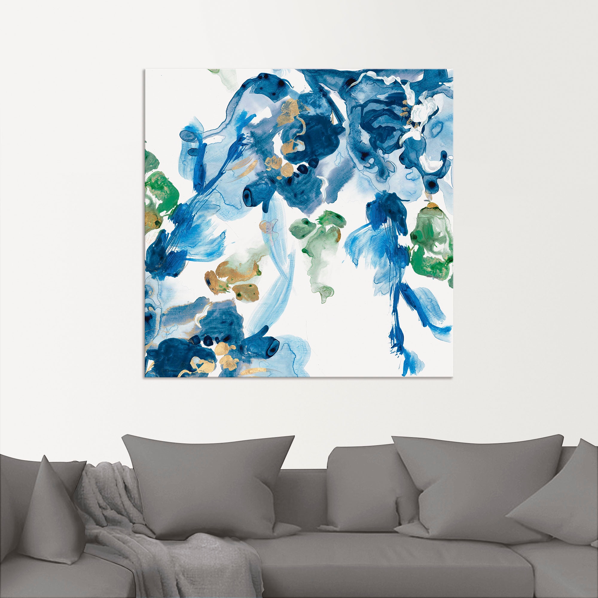 Artland Poster »Fließendes Wasser«, Blumenbilder, (1 St.), als Alubild, Leinwandbild, Wandaufkleber oder Poster in versch. Größen