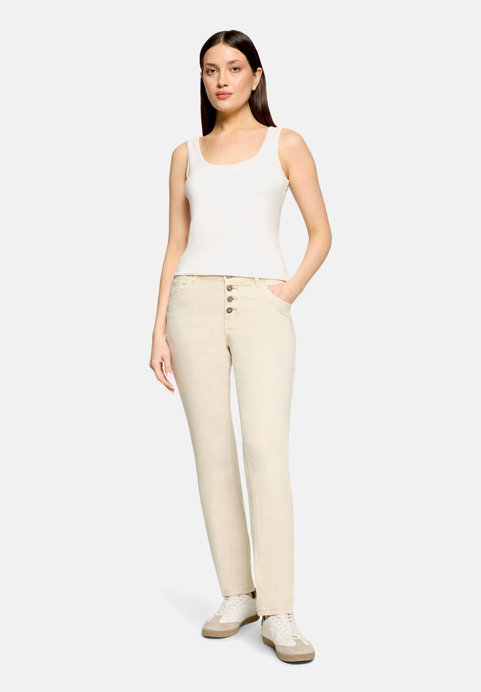 Cartoon Boyfriend-Jeans "Damen im Vintage-Look"