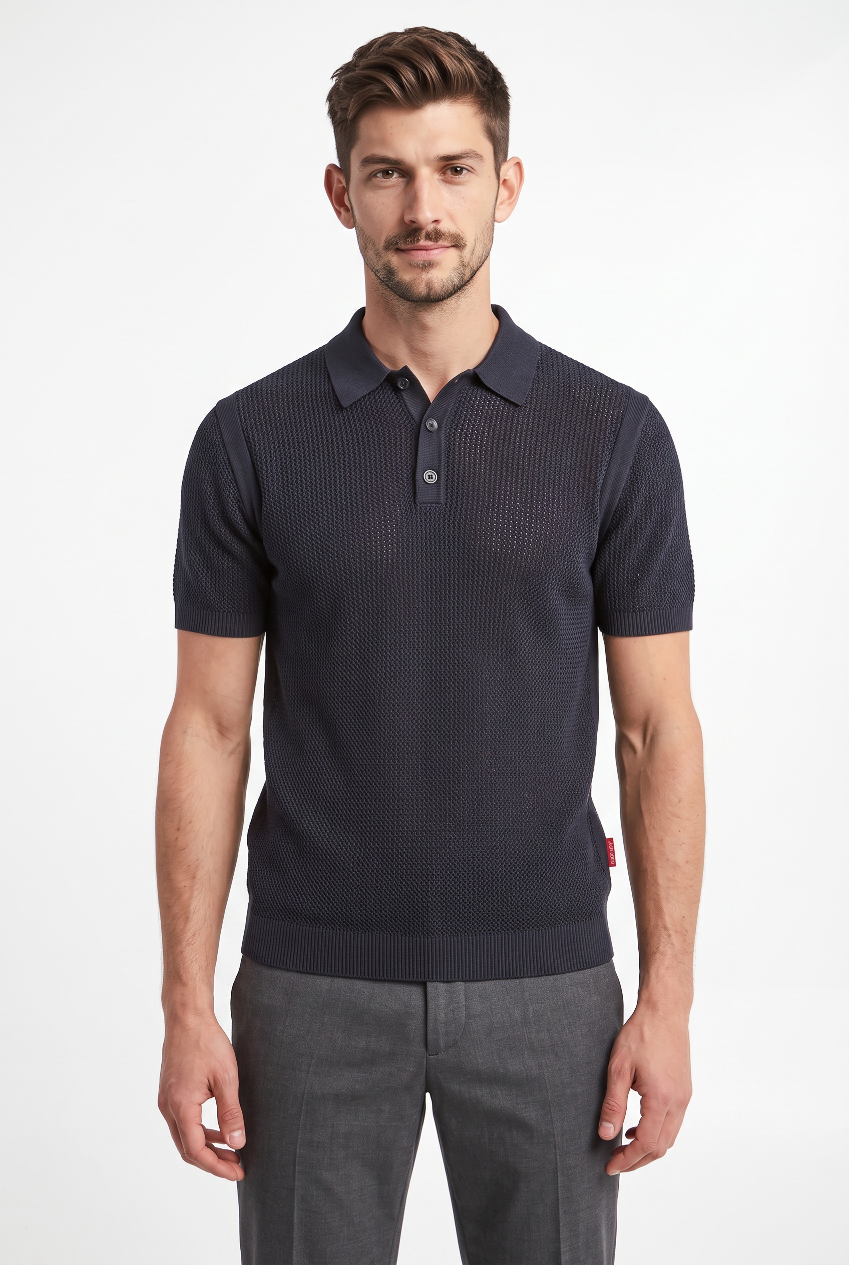 Joop Jeans Poloshirt "Vicono" in Strickoptik
