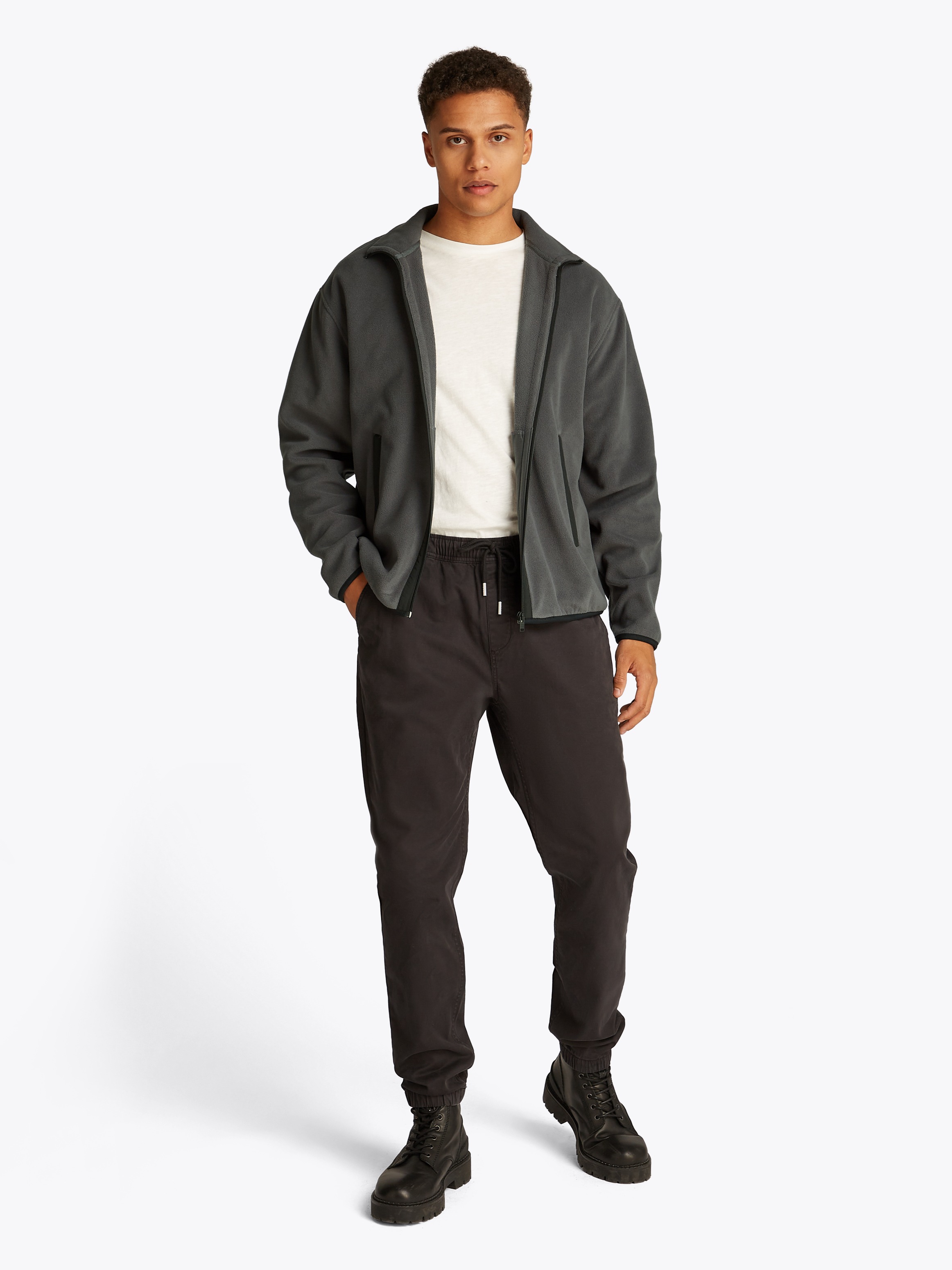 Thumbnail - Tommy Jeans Plus Fleecejacke "TJM RLX FZ POLAR FLEECE EXT", Große Größen
