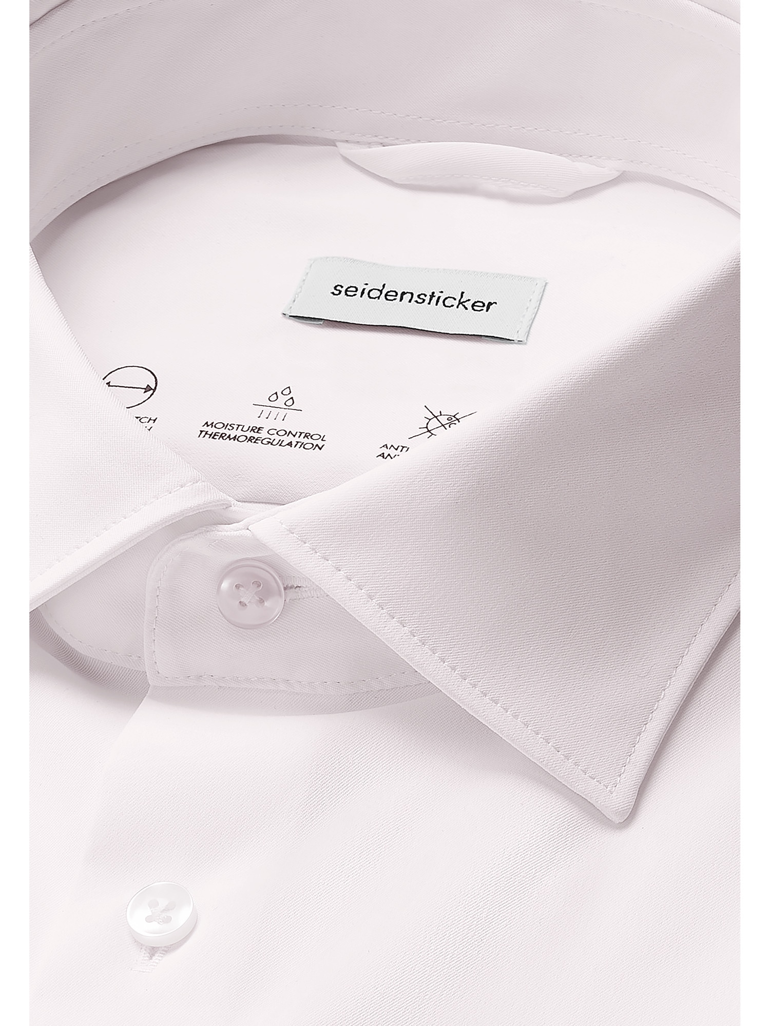 seidensticker Businesshemd »Schwarze Rose«, Slim 1/1 Kentkragen Uni
