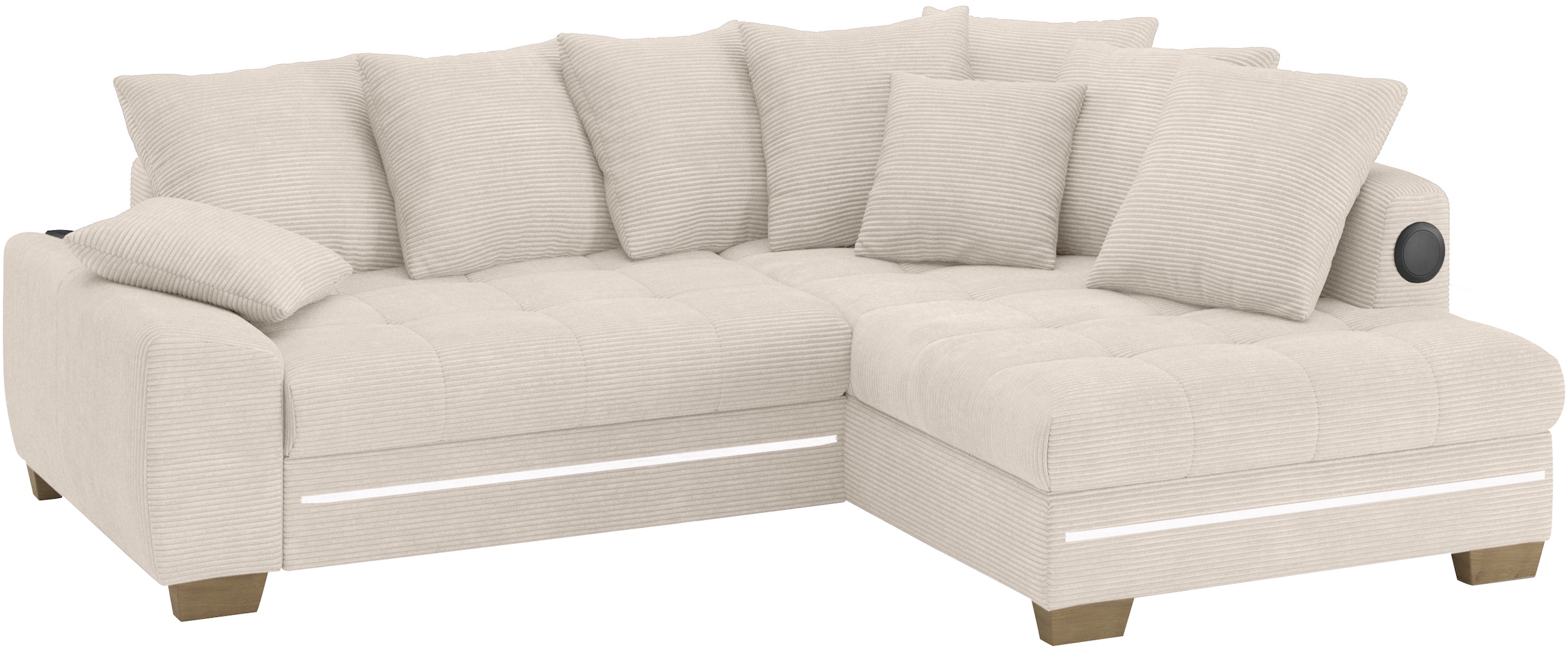 Mr. Couch Ecksofa "Nikita II, L-Form", RGB-LED, Bluetooth-Soundsystem, wahl günstig online kaufen
