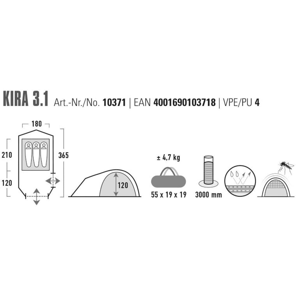 High Peak Kuppelzelt »Zelt Kira 3.1«, 3 Personen