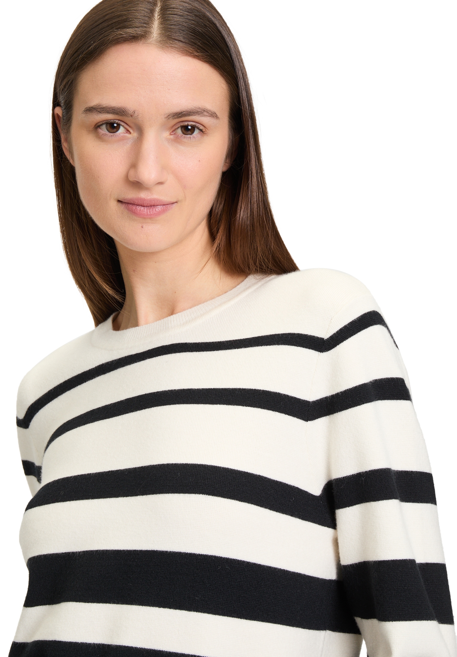 Betty&Co Strickpullover »Betty & Co Strickpullover mit Streifen«, (1 tlg.)