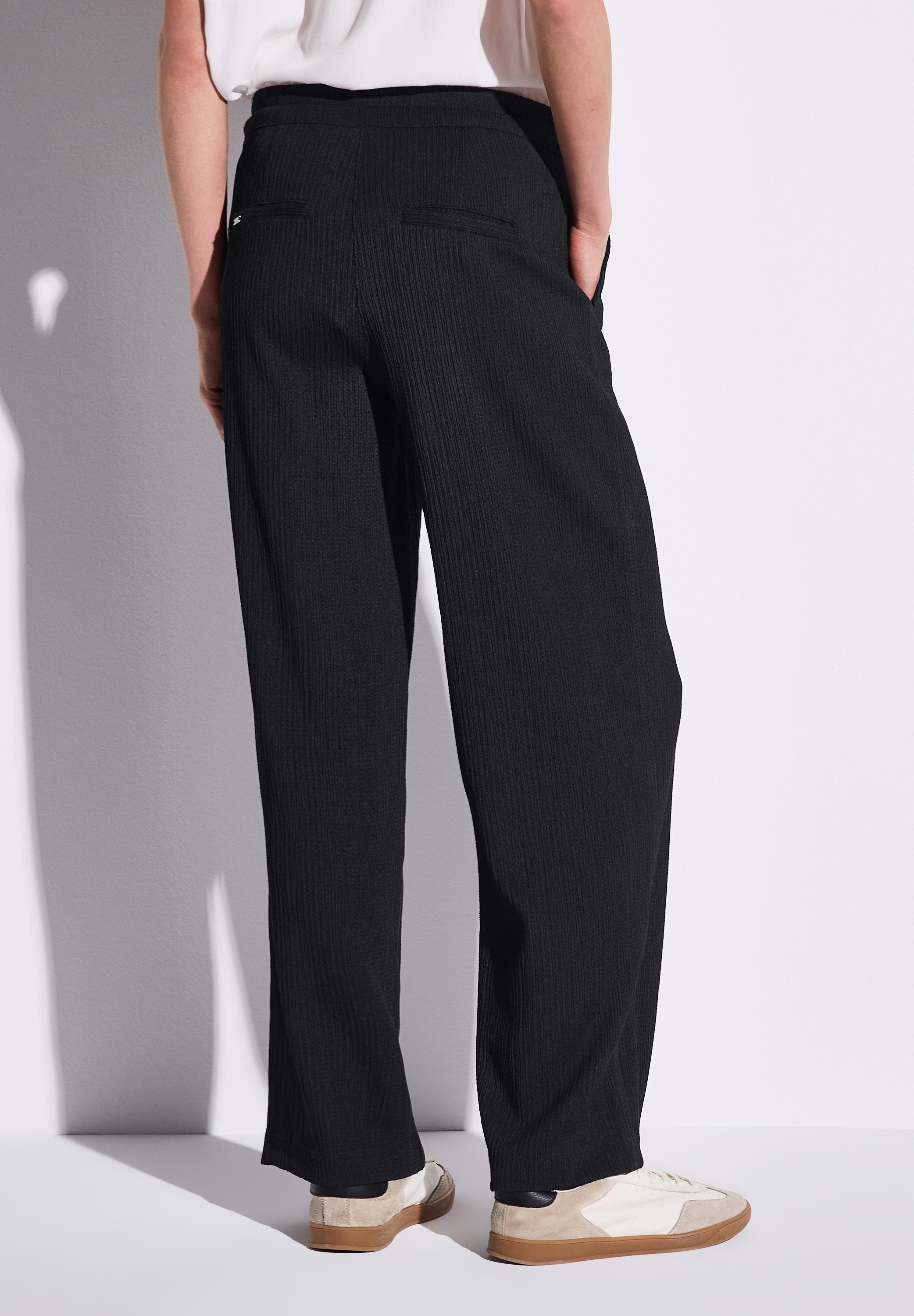 STREET ONE Stoffhose, Sommerhose mit Struktur günstig online kaufen