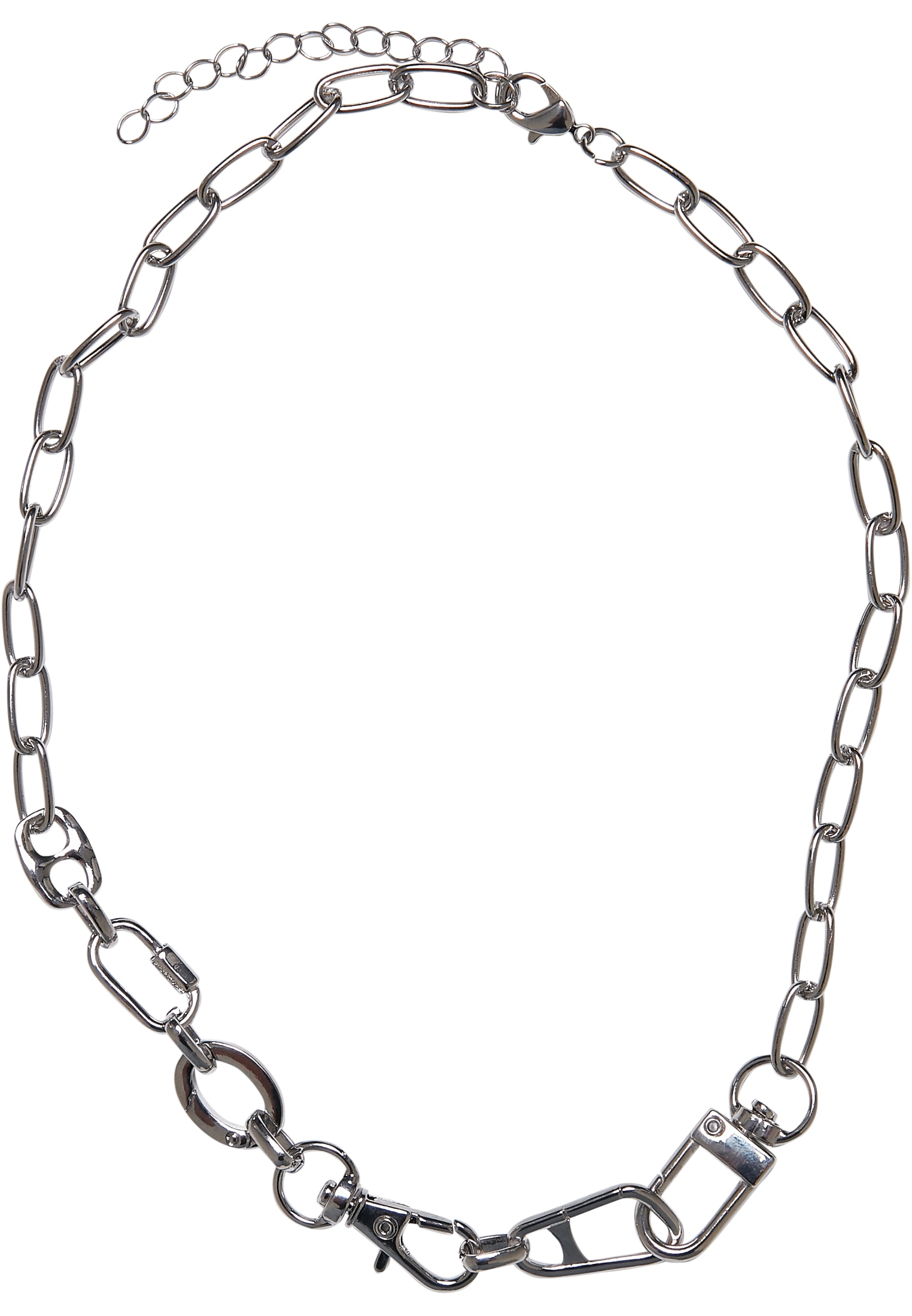 URBAN CLASSICS Schmuckset »Accessoires Various Fastener Necklace«, (1 tlg.)  | BAUR