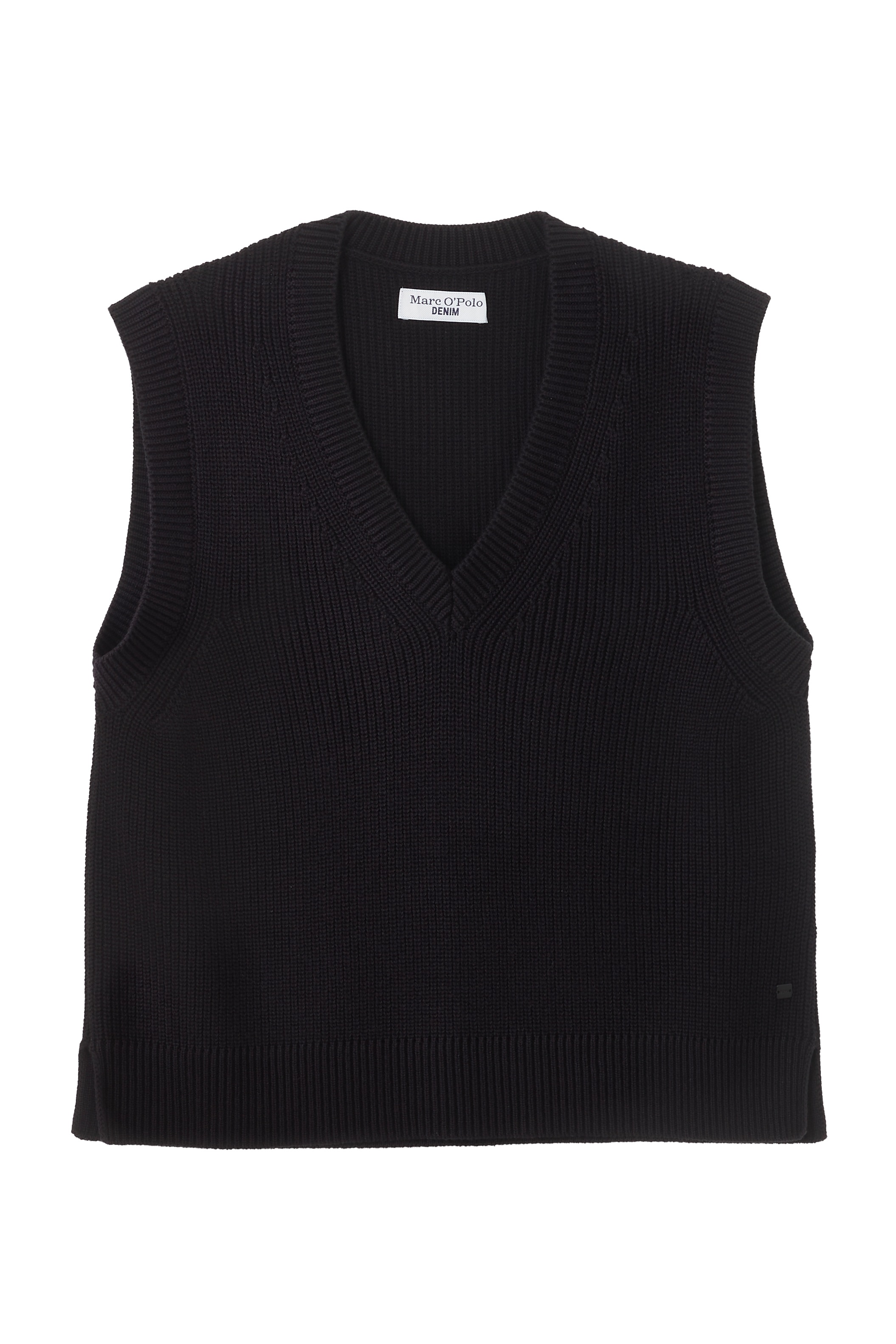 Marc O'Polo DENIM V-Ausschnitt-Pullover »aus reiner Bio-Baumwolle«