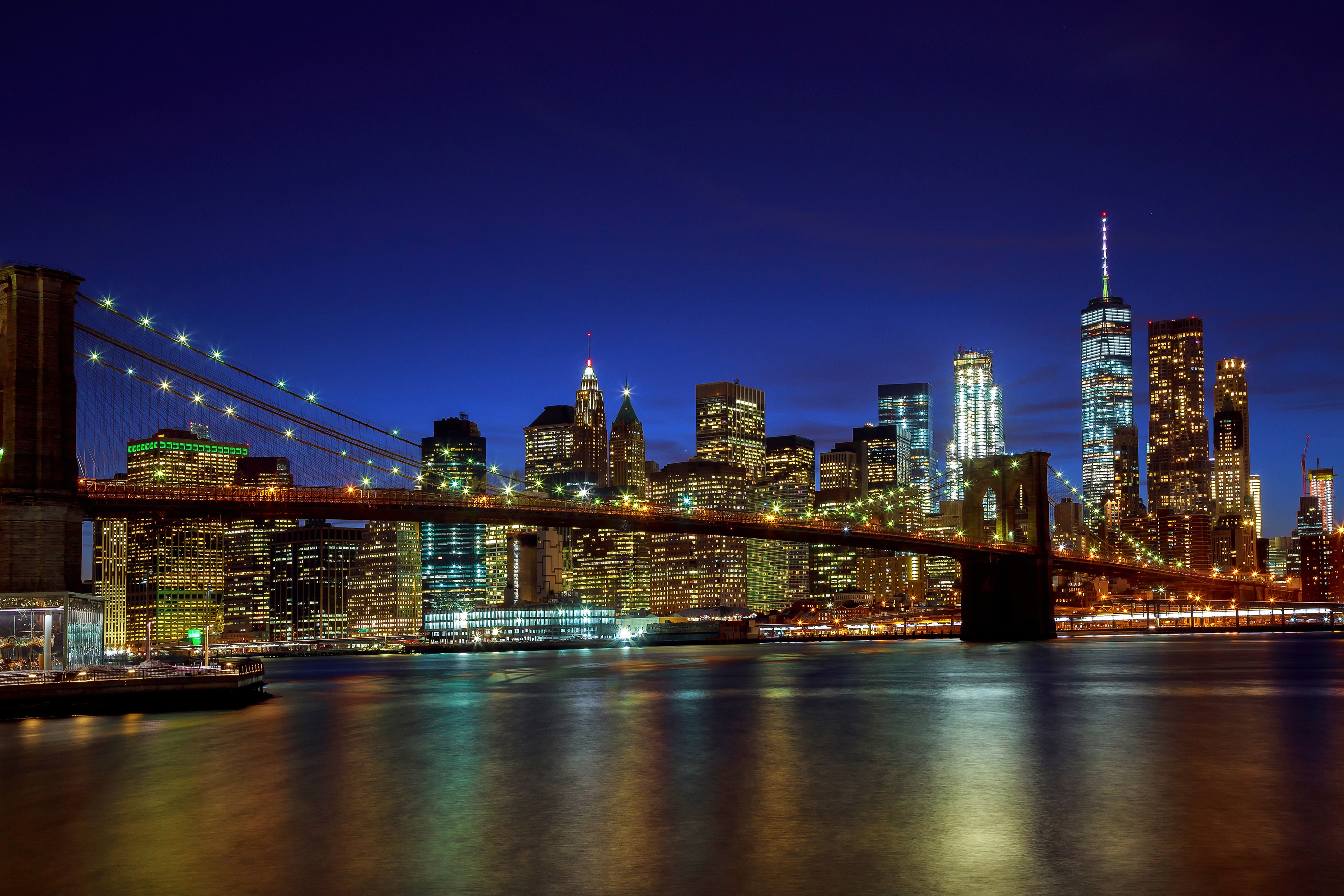 Papermoon 1100000002199 "BROOKLYN BRIDGE-NEW YORK CITY SKYLINE"