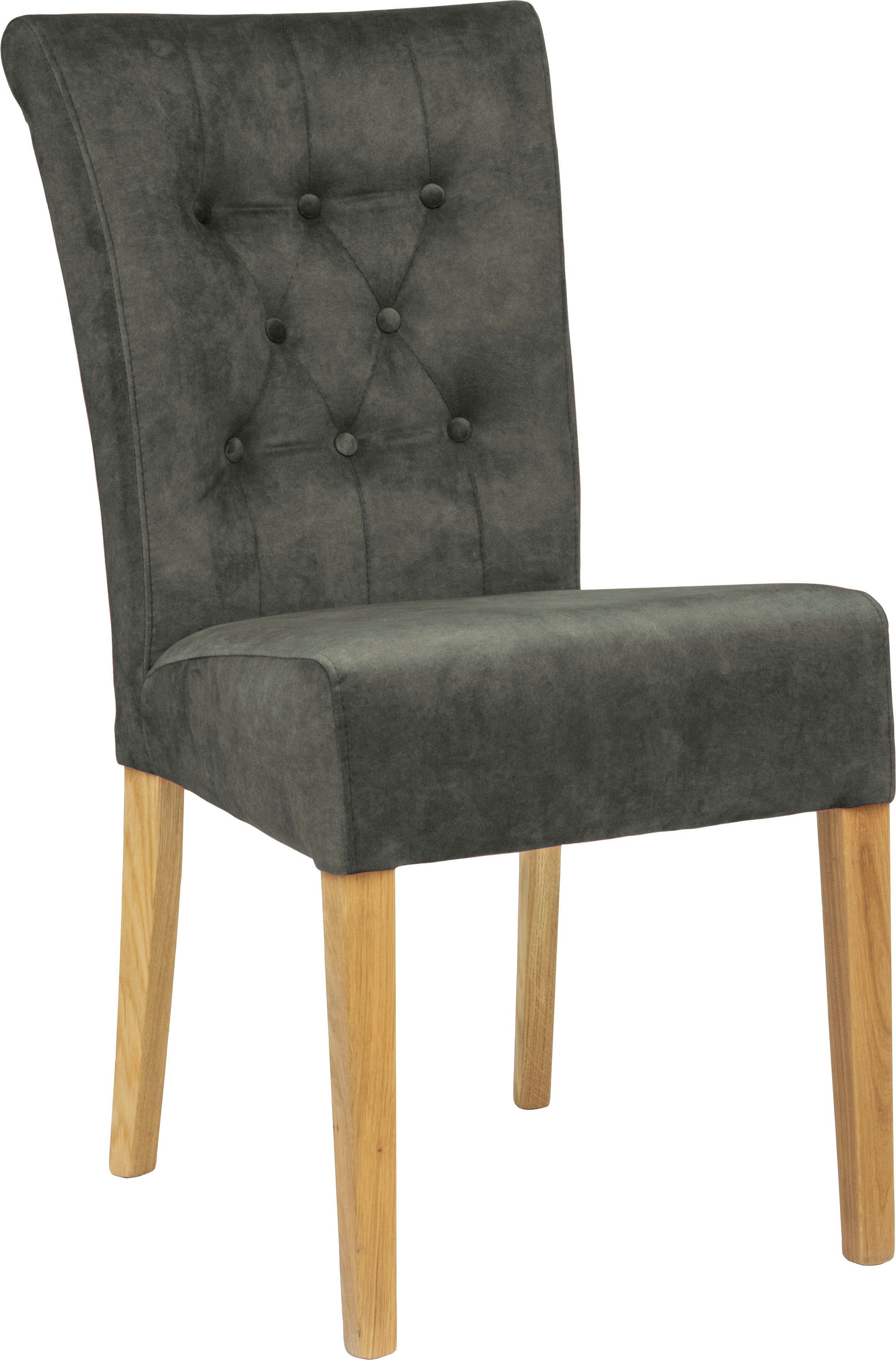 Home affaire Polsterstuhl "Queen" (Set) 2 Stk.Esszimmerstuhl mit Knopfheftu günstig online kaufen