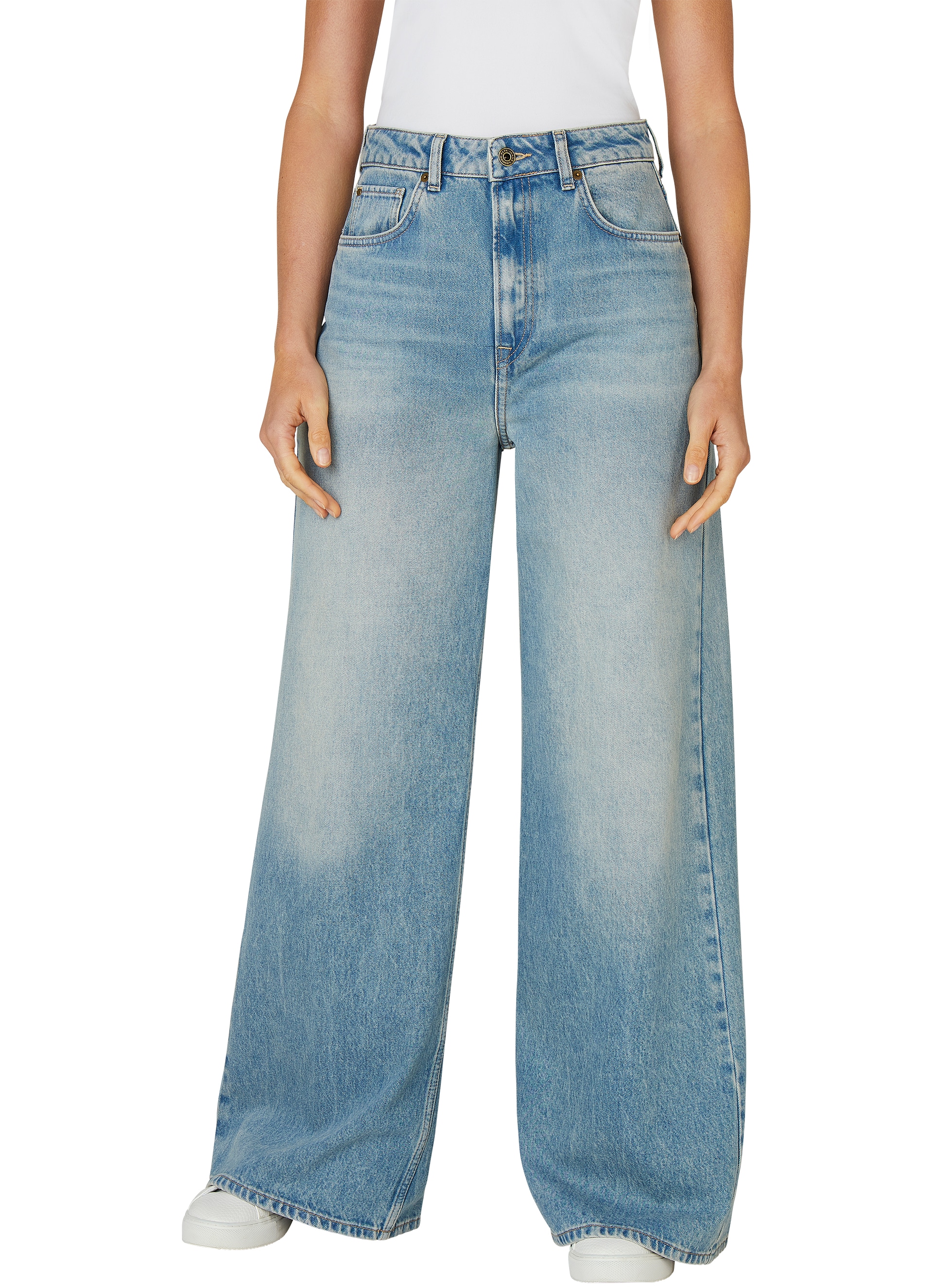 Pepe Jeans Schlagjeans "WIDE LEG JEANS UHW" günstig online kaufen