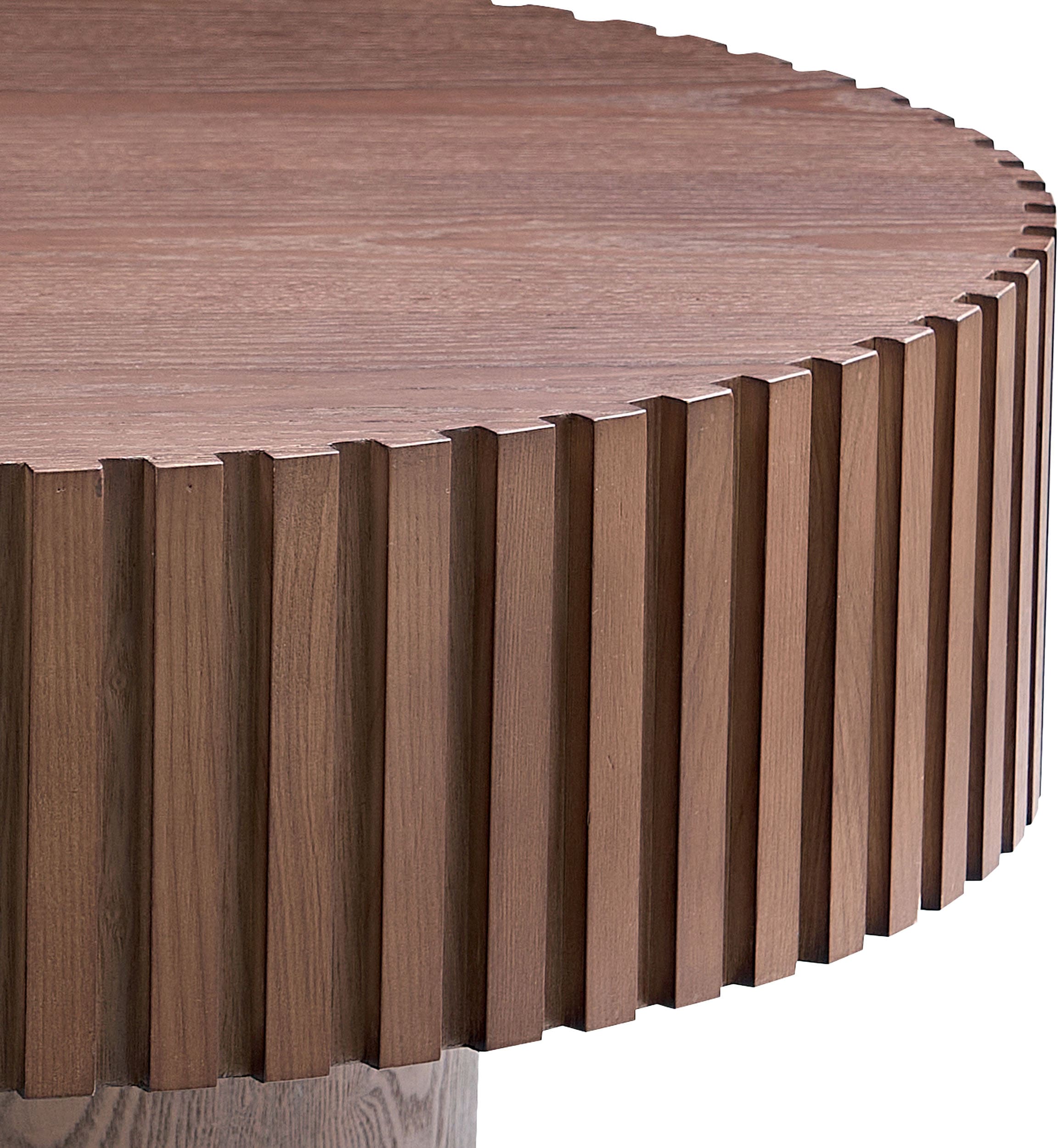 SalesFever Couchtisch, (1 St.), mit Massivholz-Lamellen
