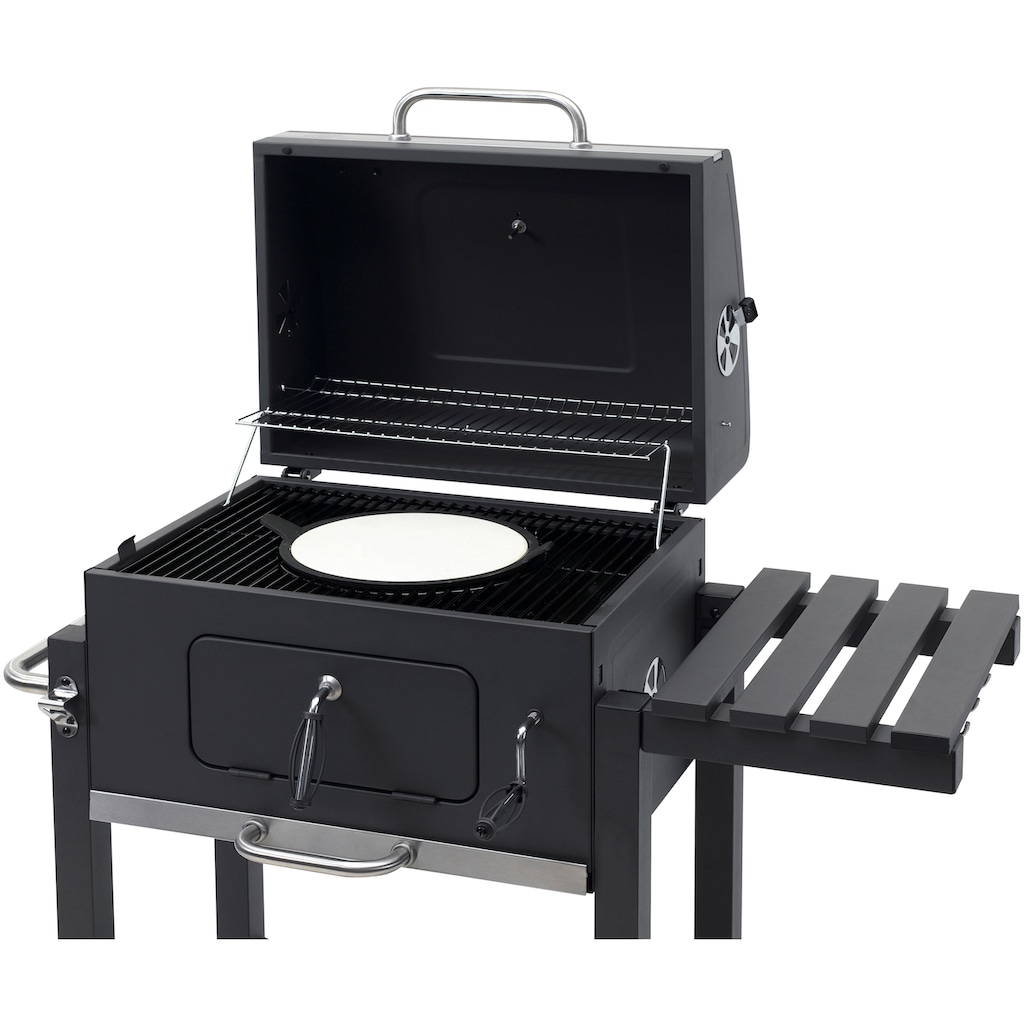 Tepro Holzkohlegrill »Grillwagen Toronto Click«, BxTxH: 115x67x107 cm