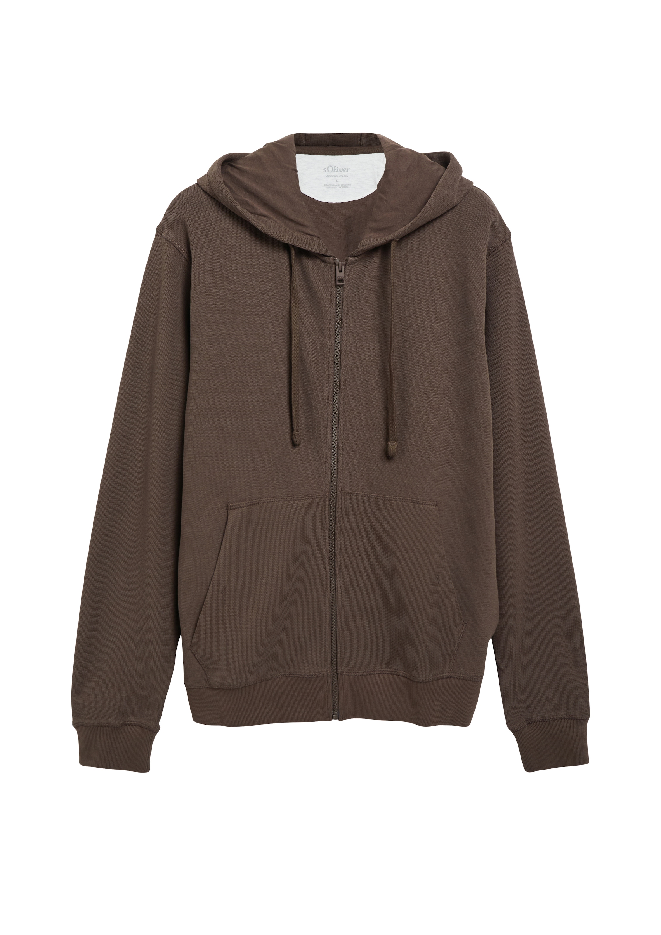 s.Oliver Kapuzensweatshirt , Sweatjacke mit Kapuze
