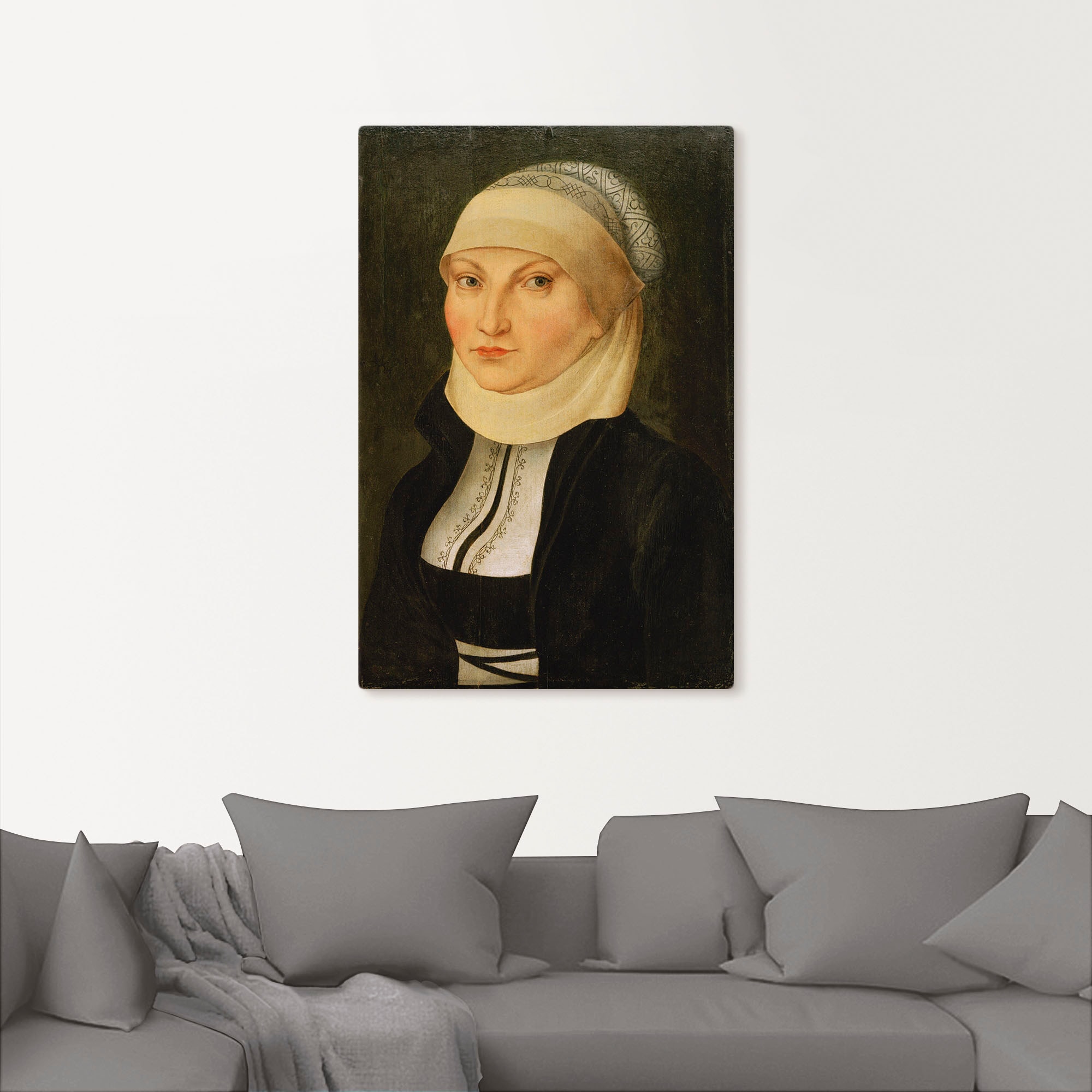 Artland Leinwandbild »Katharina von Bora«, Portrait, (1 St.), auf Keilrahmen gespannt