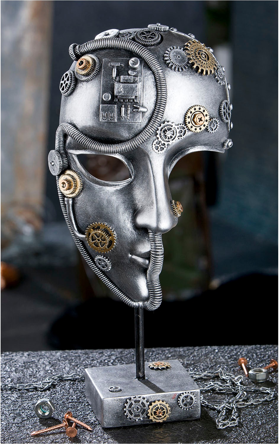 Dekofigur »Skulptur "Steampunk face"«