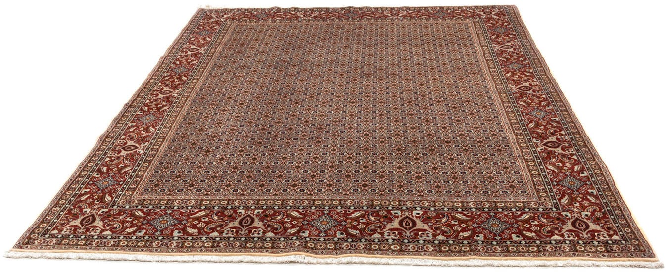 morgenland Hochflor-Läufer "Ghoutshan Medaillon Marrone 388 x 83 cm", rechteckig, 10 mm Höhe, Unikat mit Zertifikat