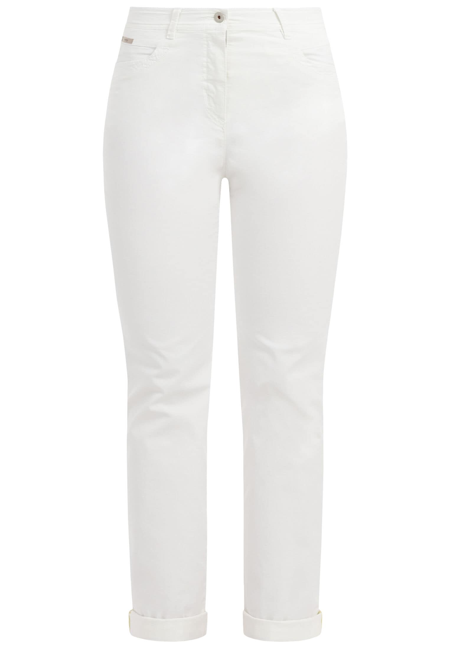 Recover Pants Stoffhose »COLETTE«, mit tonig bestickten Taschenblenden