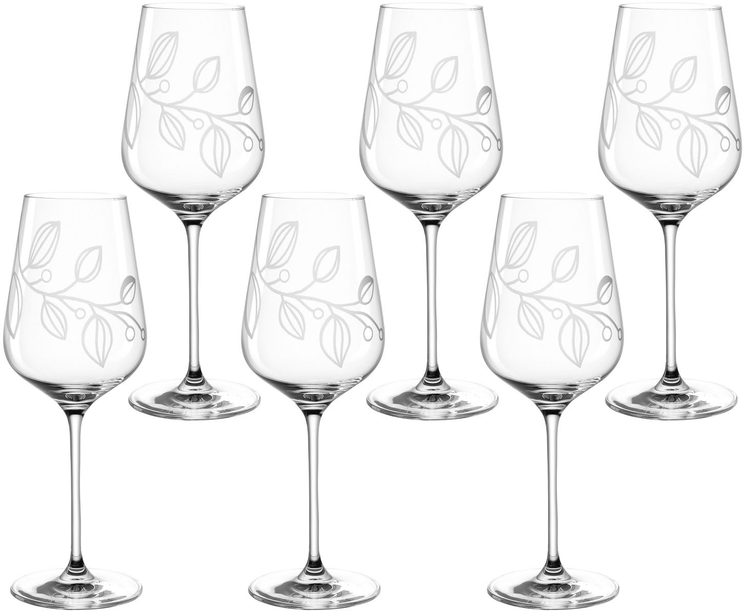 LEONARDO Weinglas »BOCCIO«, (Set, 6 tlg.), (Rieslingglas), 470 ml, 6-teilig