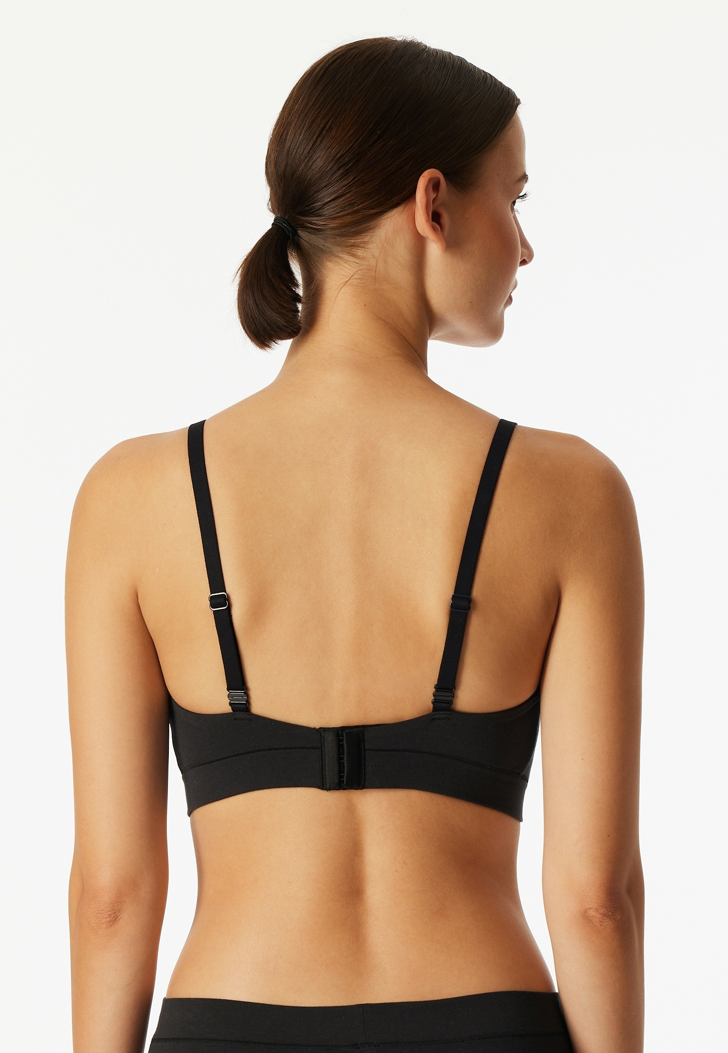 Schiesser Bustier »Unique Cotton« mit herausnehmbaren Pads, ohne Bügel